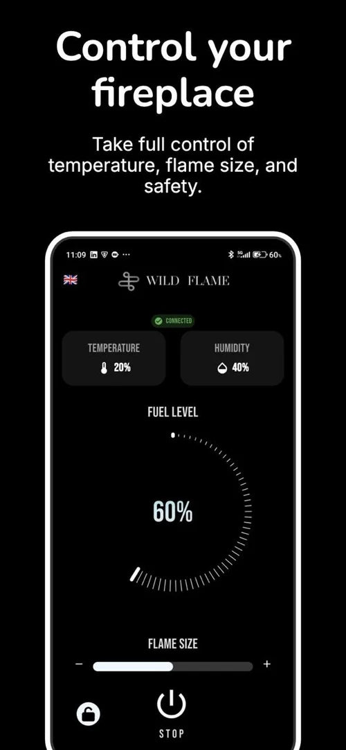 Smart Fire A6 Automatische Brander 100 cm