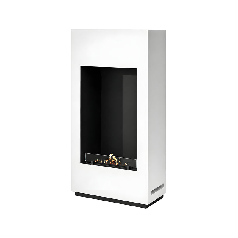 Soho Vertical Bio Ethanol Vrijstaand Haard Wit H120 cm