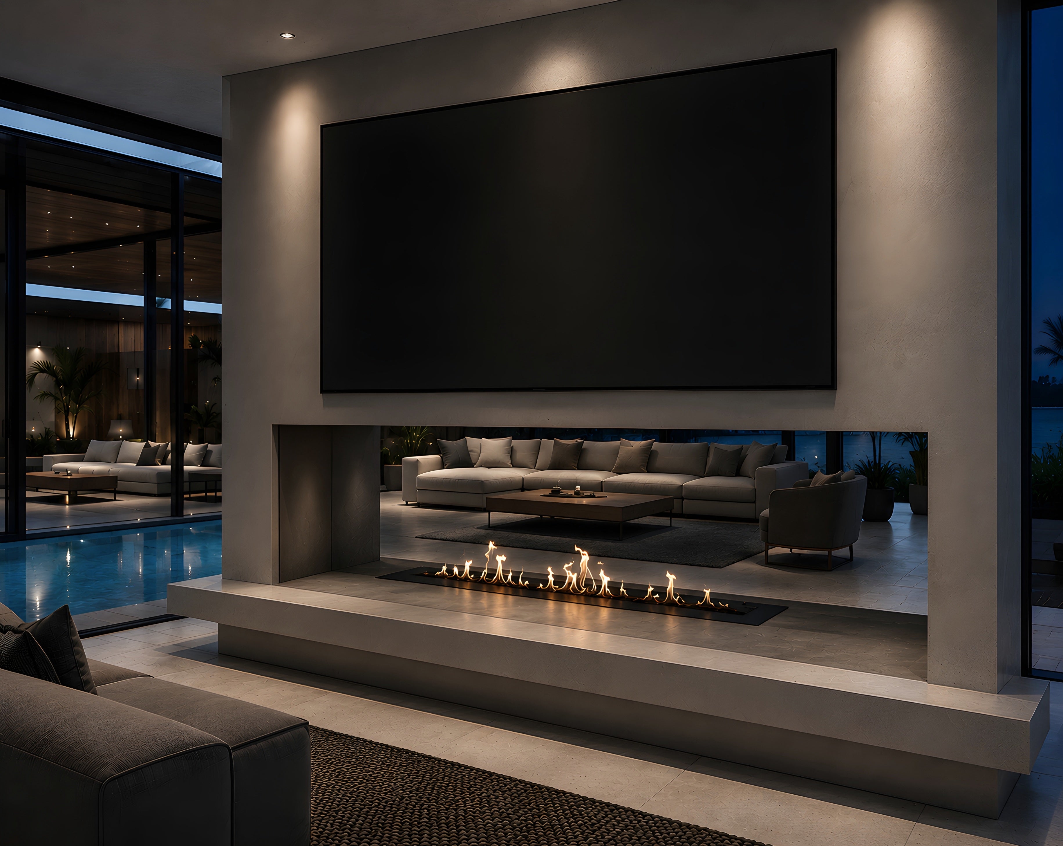 Bio Ethanol Line Burner 100 CM