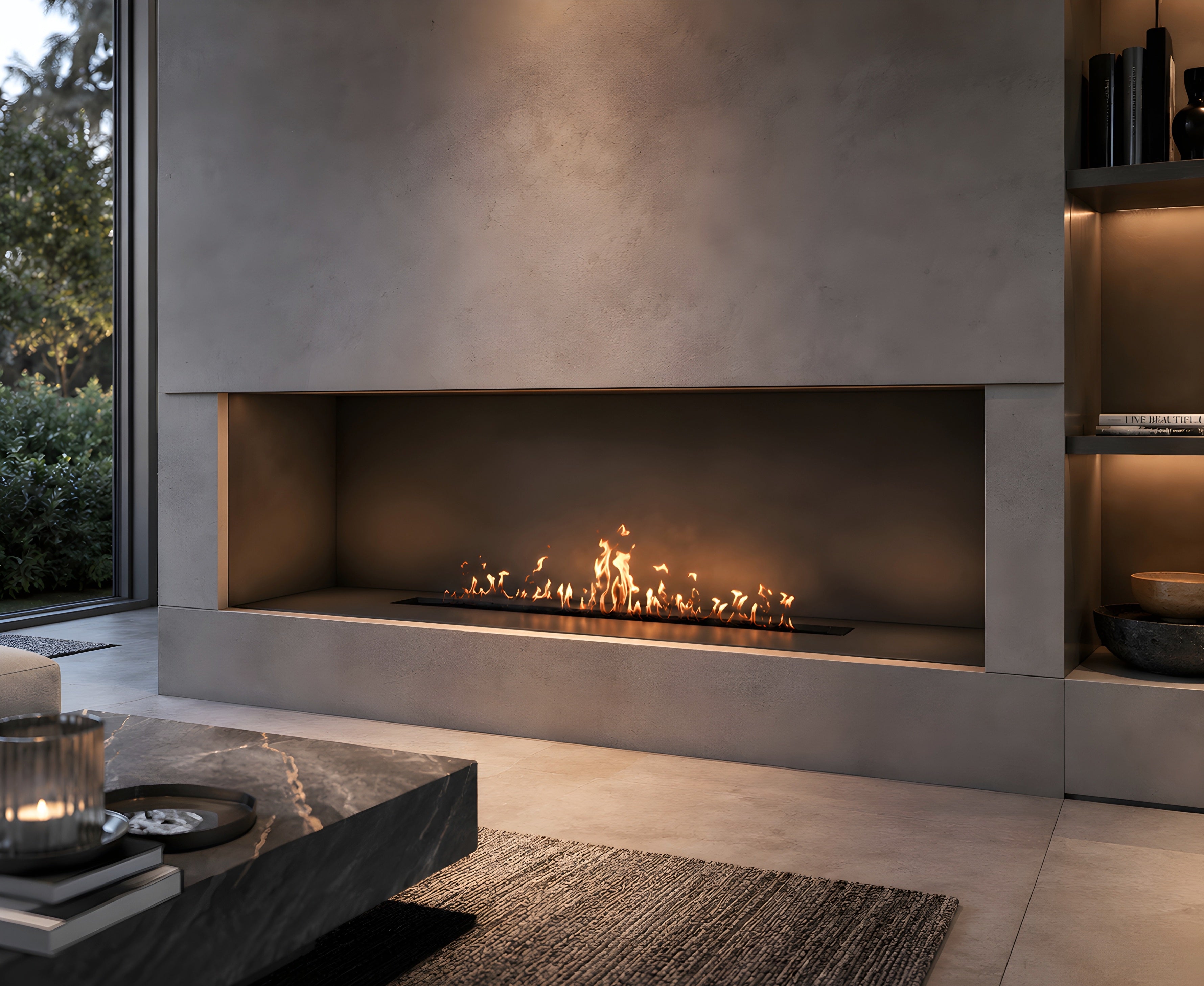 Bio Ethanol Line Burner 130 CM