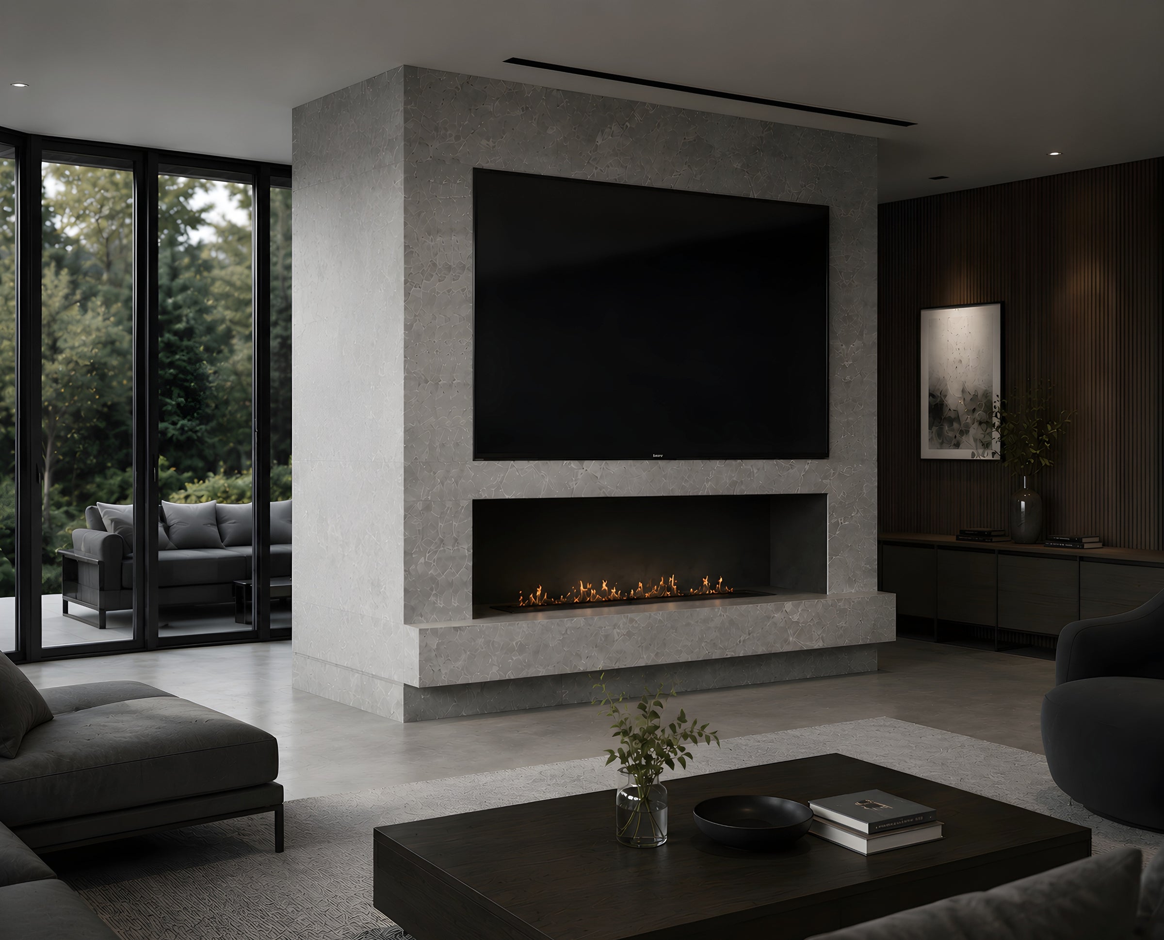 Bio Ethanol Line Burner 160 CM