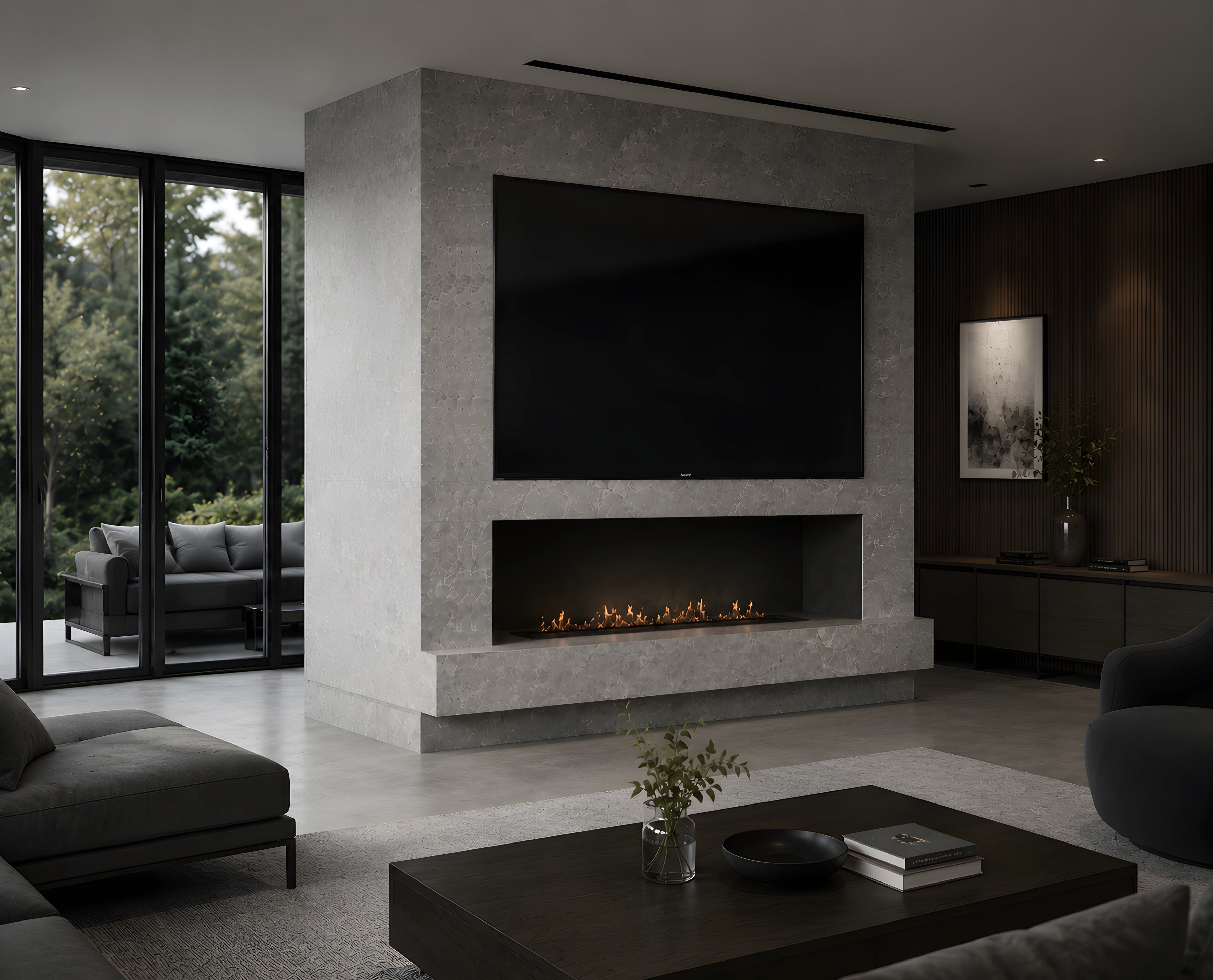 Bio Ethanol Line Burner 160 CM