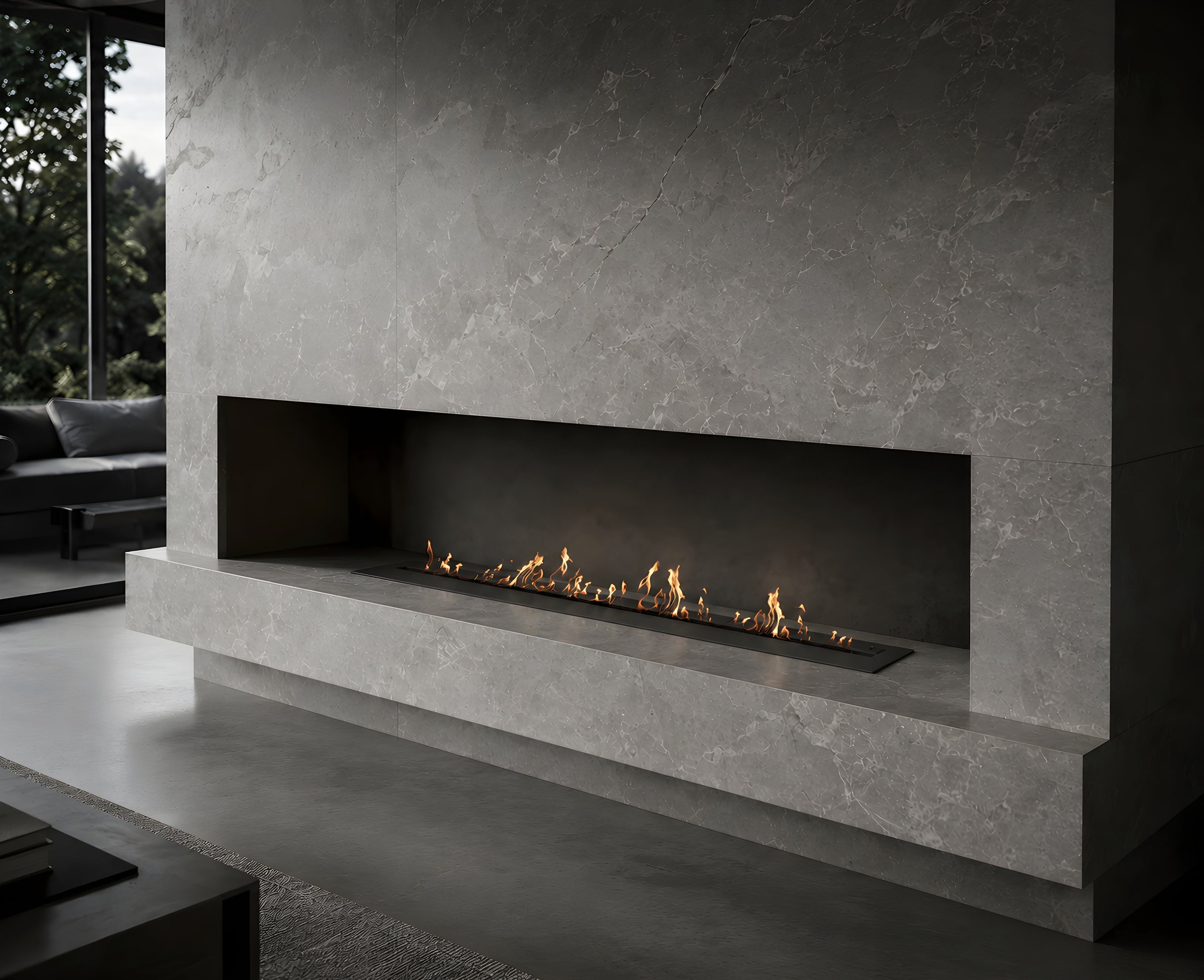 Bio Ethanol Line Burner 160 CM