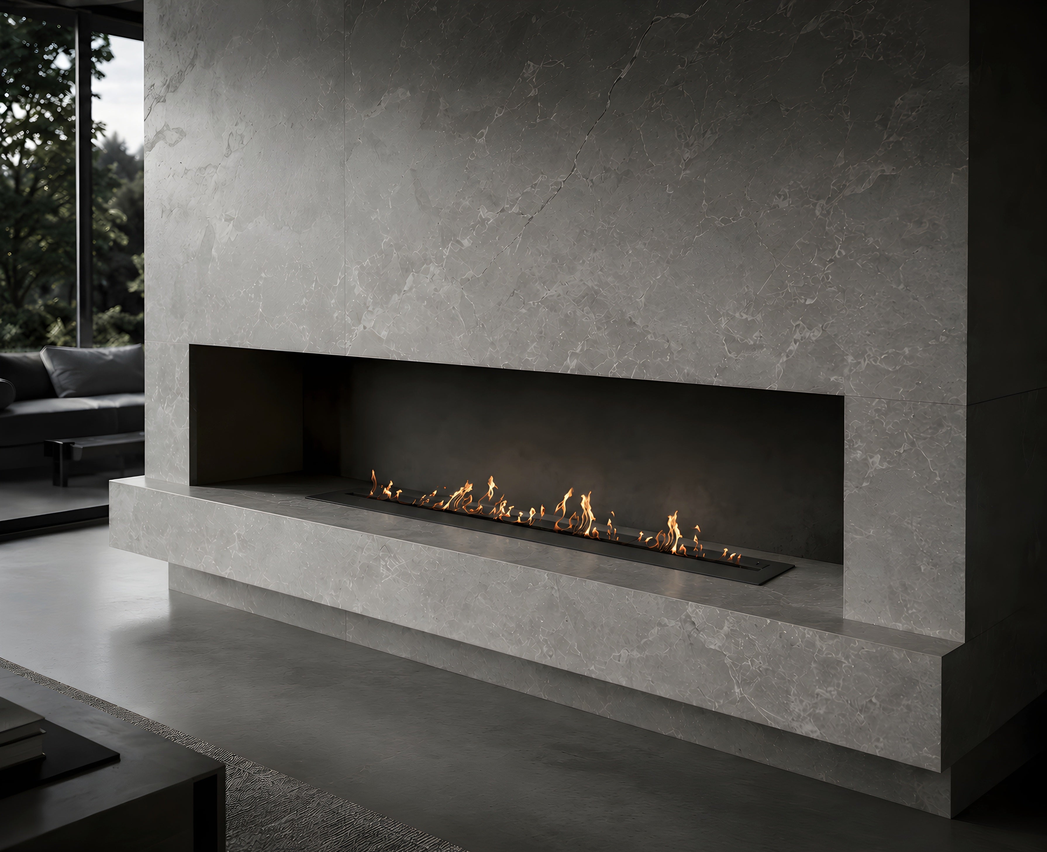 Bio Ethanol Line Burner 160 CM