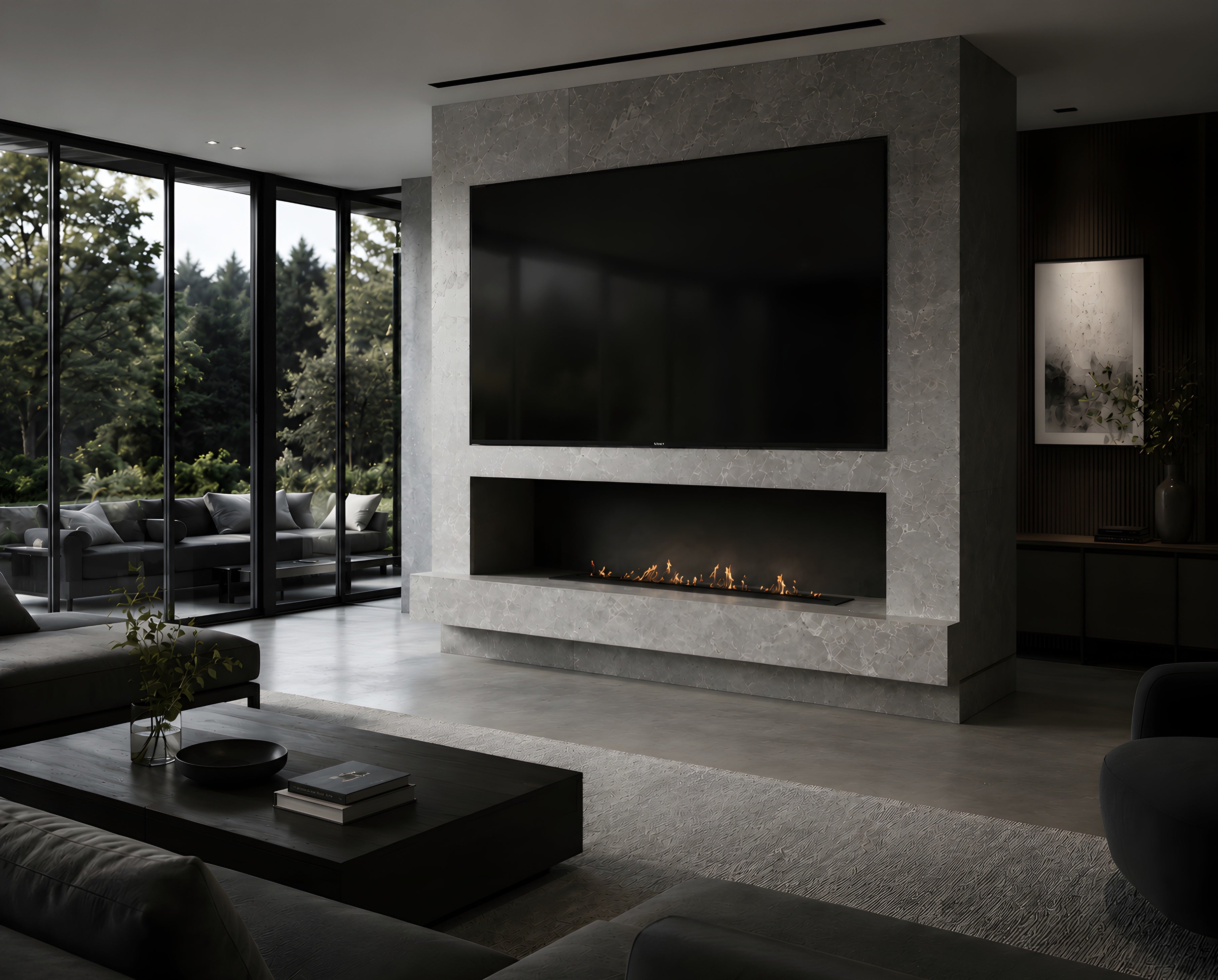 Bio Ethanol Line Burner 160 CM