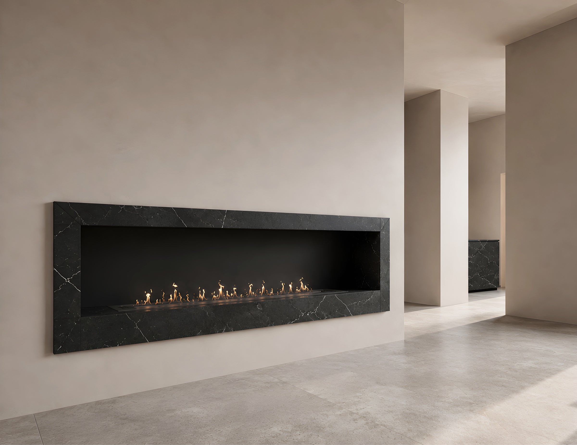 Bio Ethanol Line Burner 180 CM