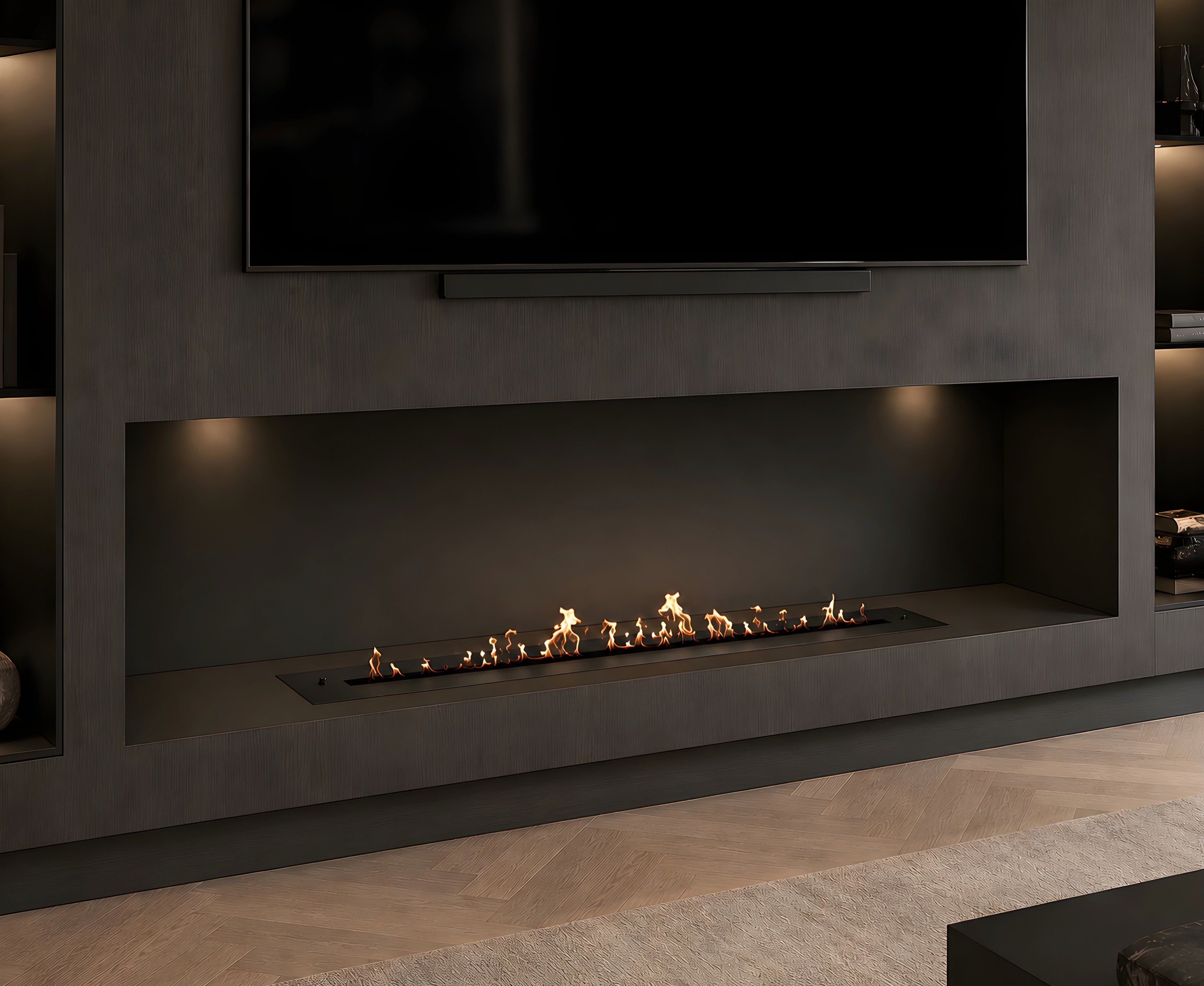 Bio Ethanol Line Burner 180 CM