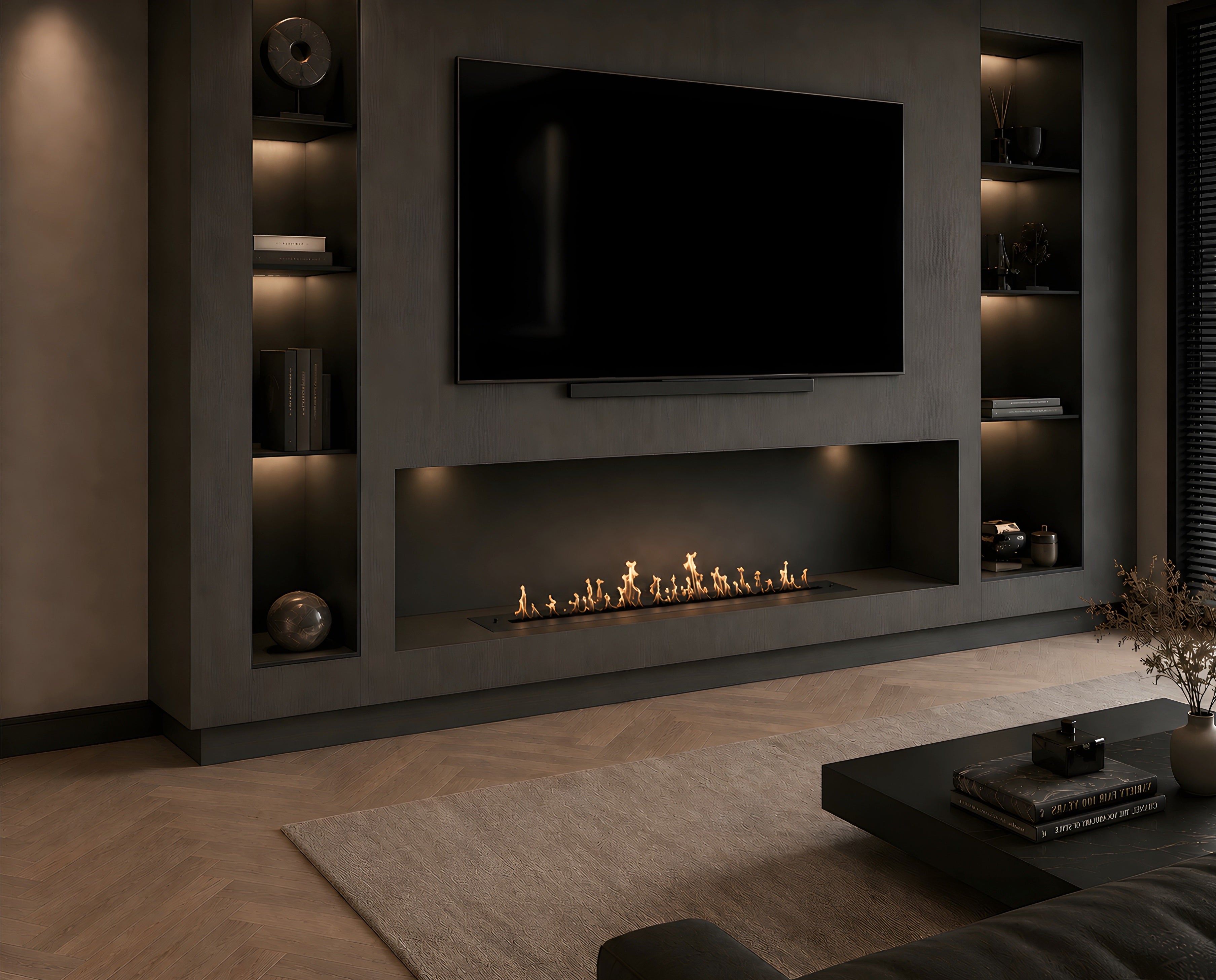 Bio Ethanol Line Burner 180 CM