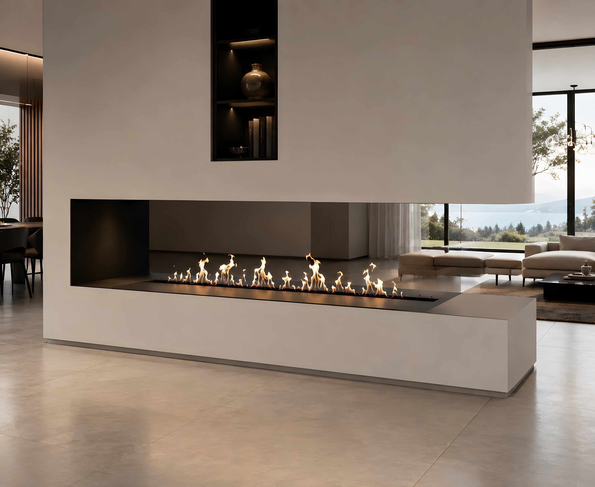 Bio Ethanol Line Burner 200 CM