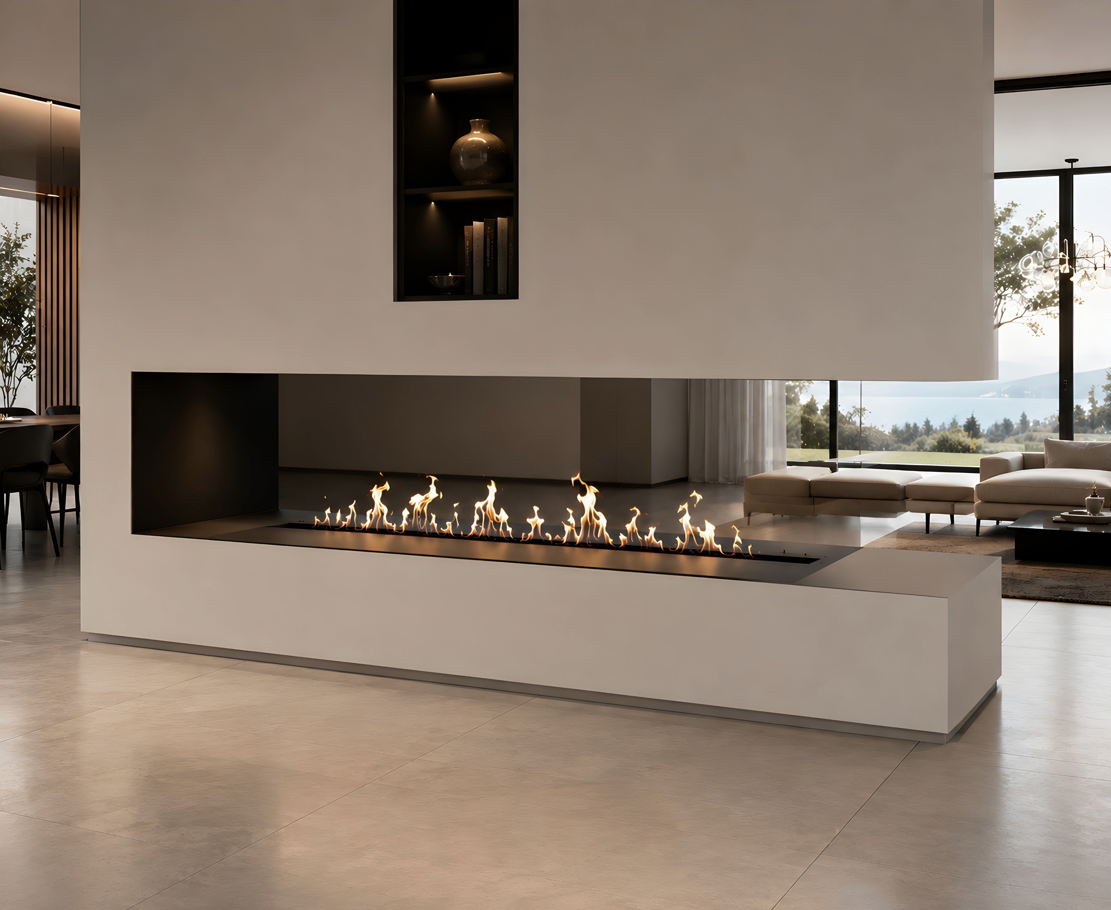 Bio Ethanol Line Burner 200 CM