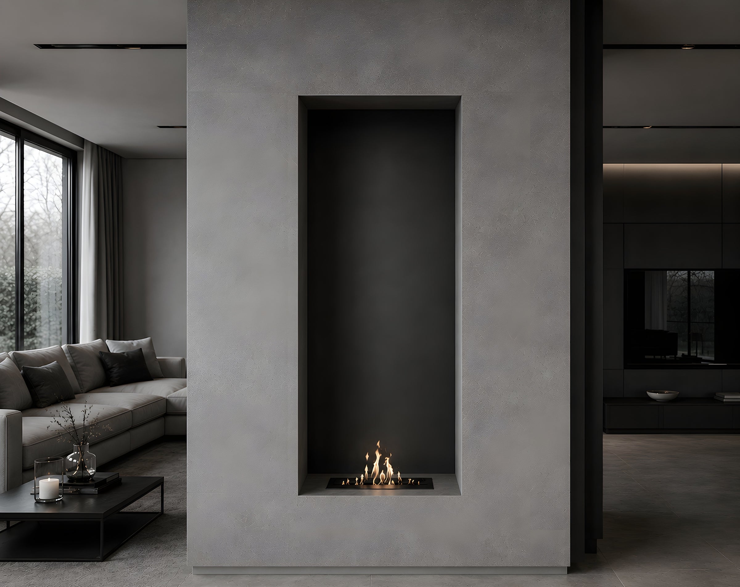 Solo Line Inbouwbrander 40 cm