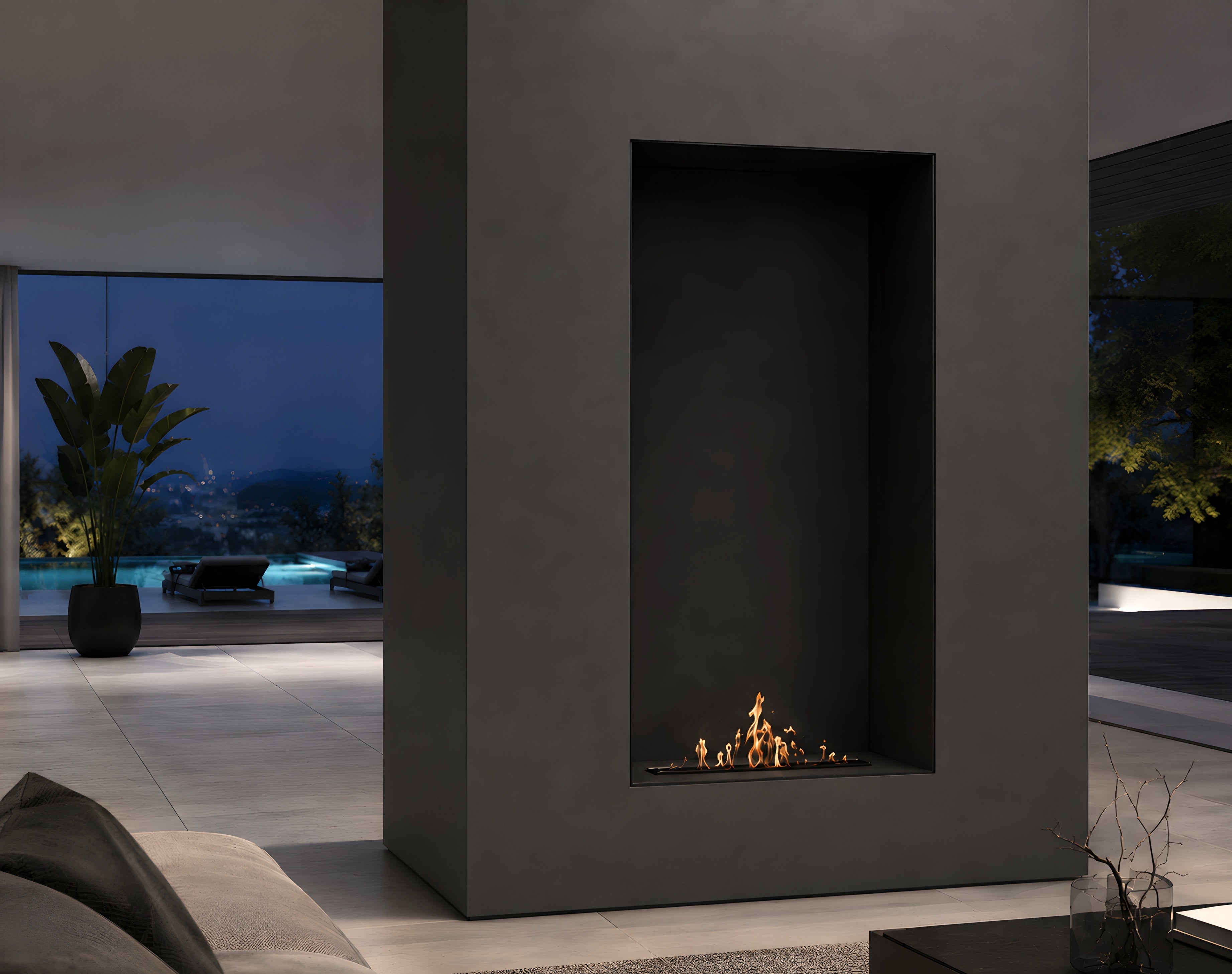 Solo Line Inbouwbrander 60 cm
