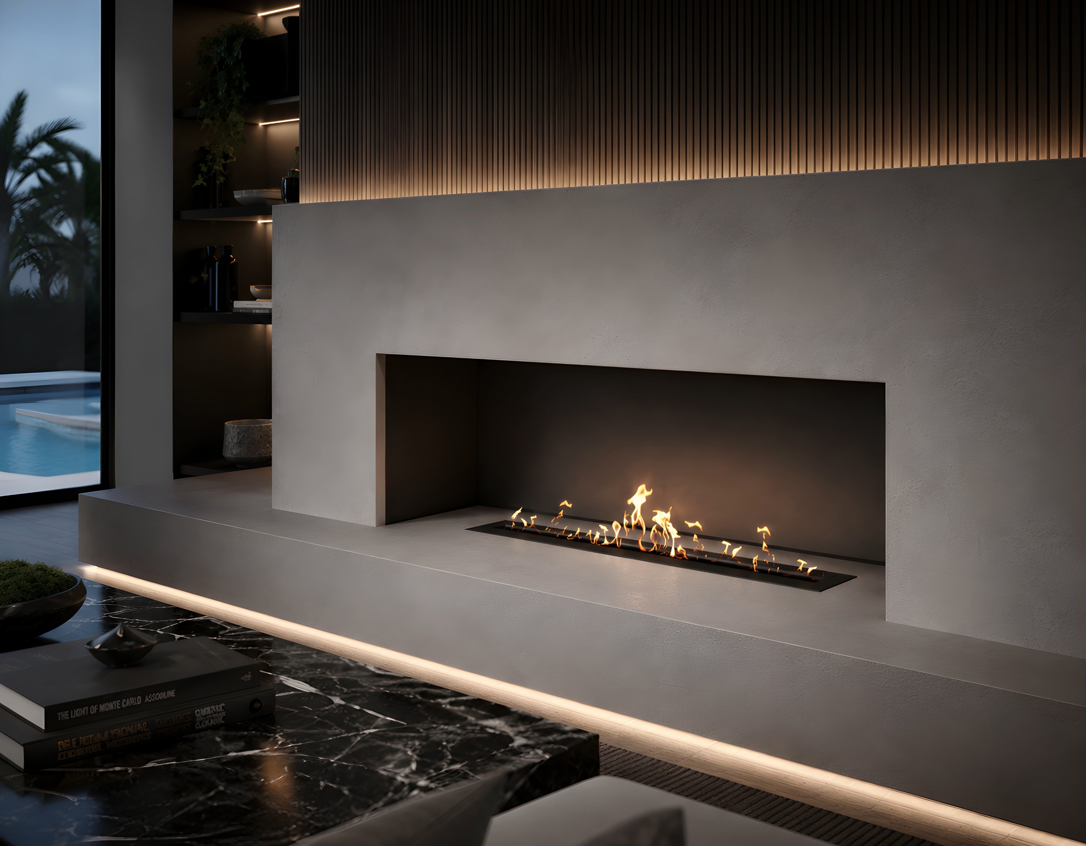 Solo Line Inbouwbrander 80 cm