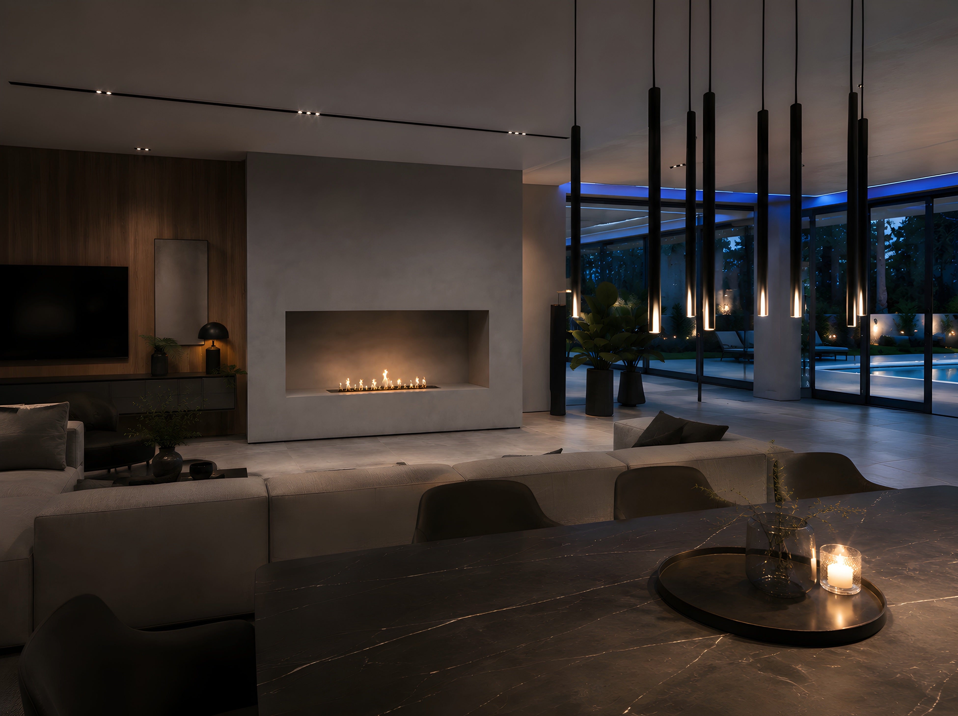 Bio-Ethanol Line Burner 90 CM