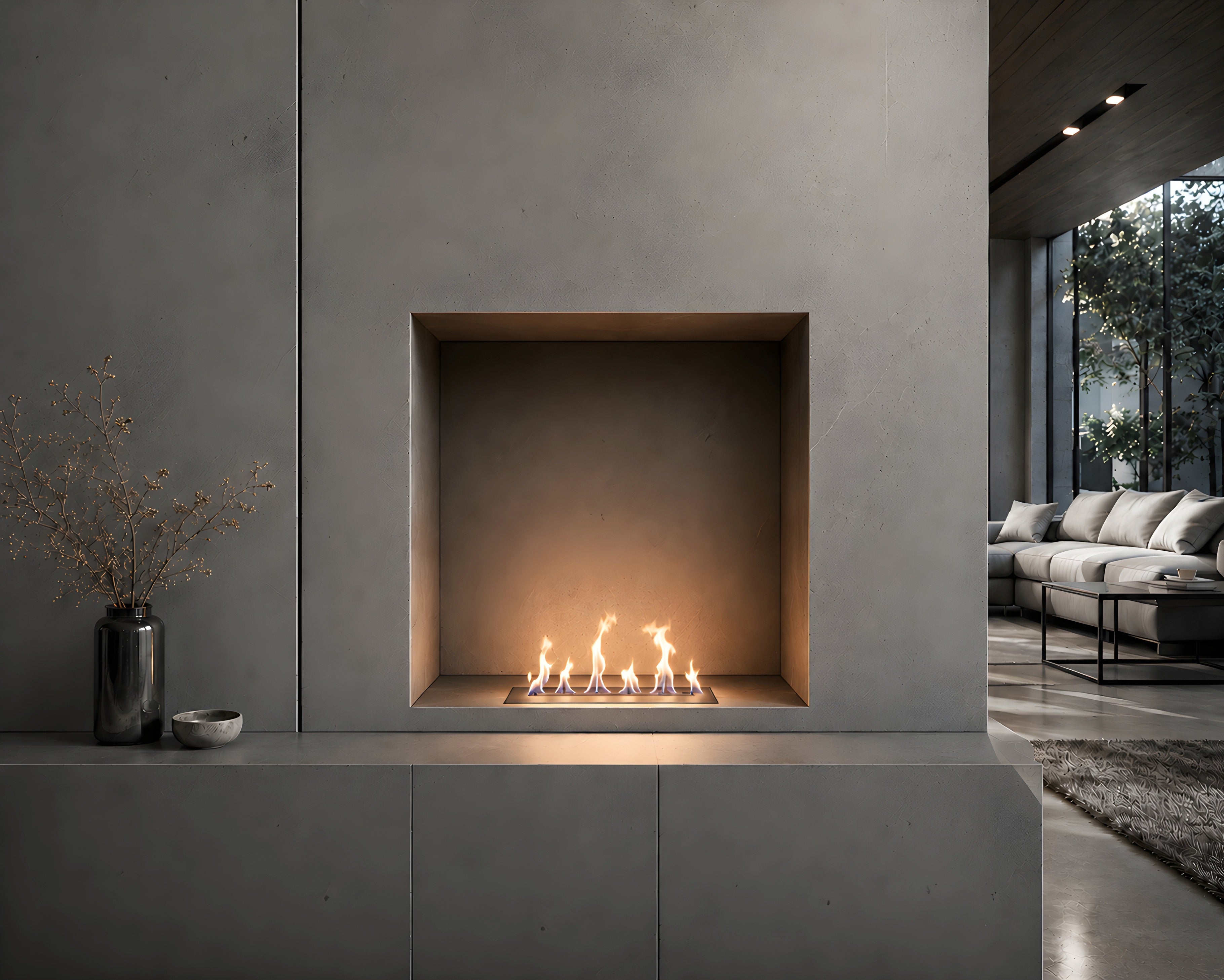 Solo Line Inbouwbrander RVS 30 cm