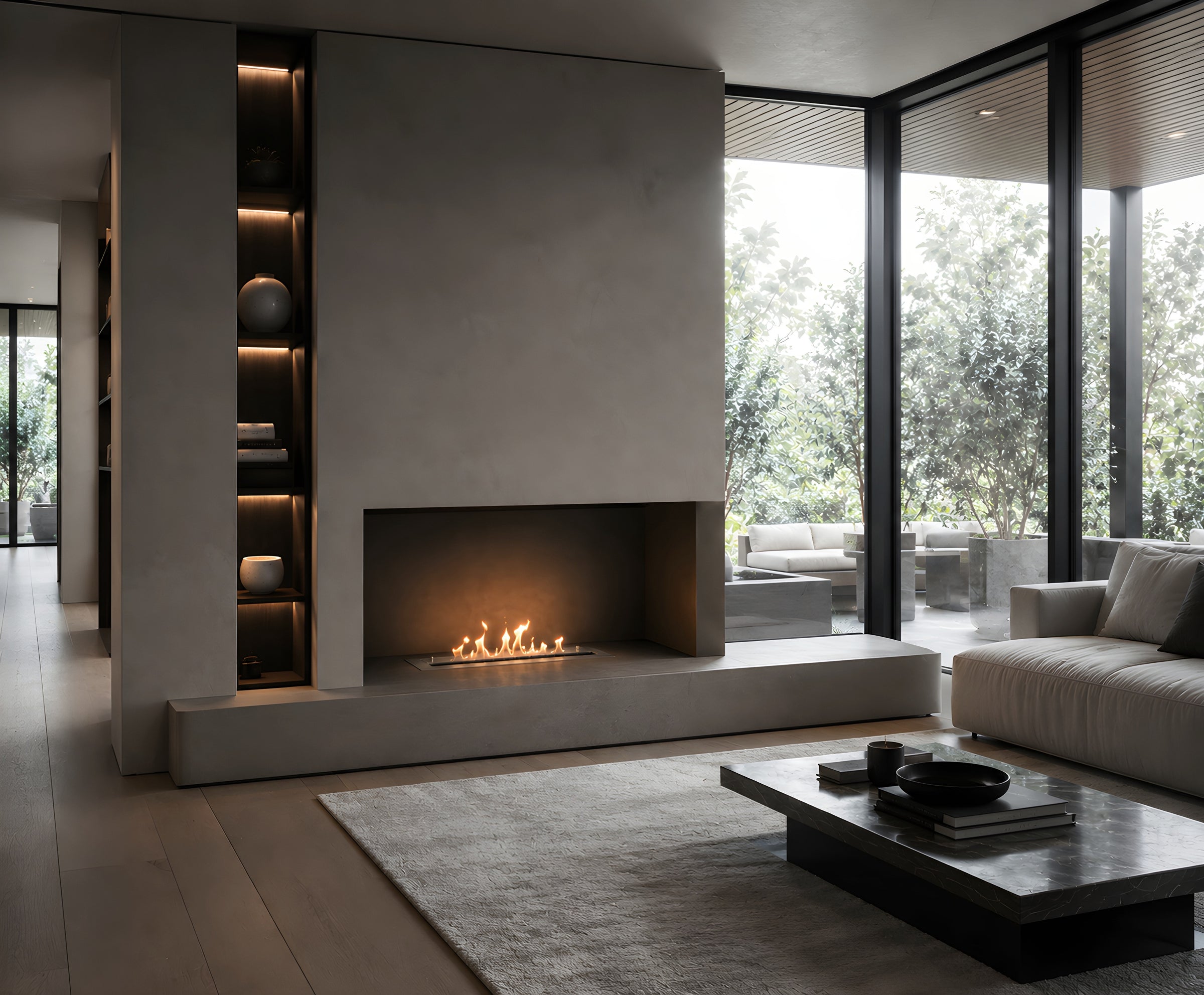 Solo Line Inbouwbrander RVS 60 cm
