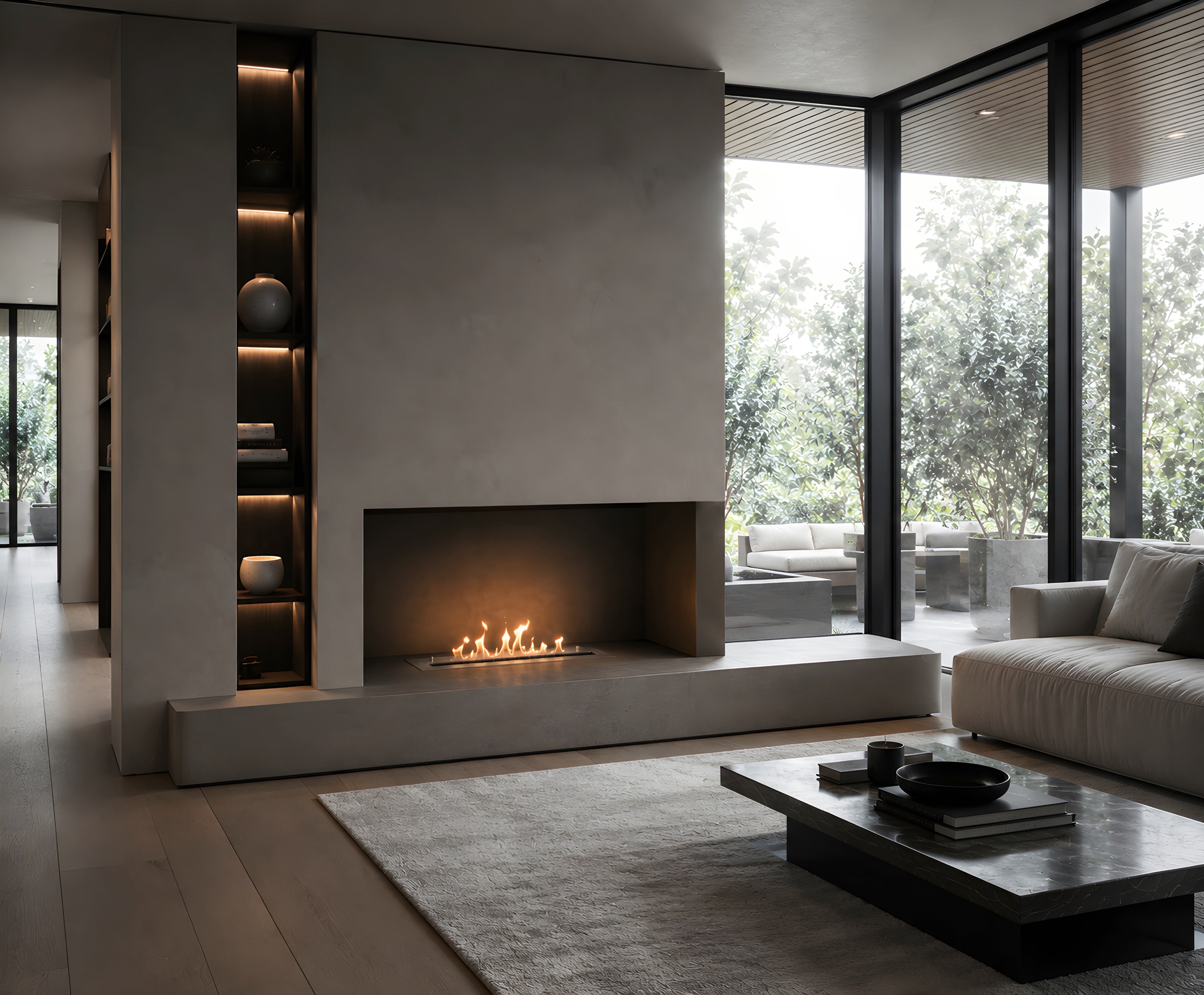 Solo Line Inbouwbrander RVS 60 cm