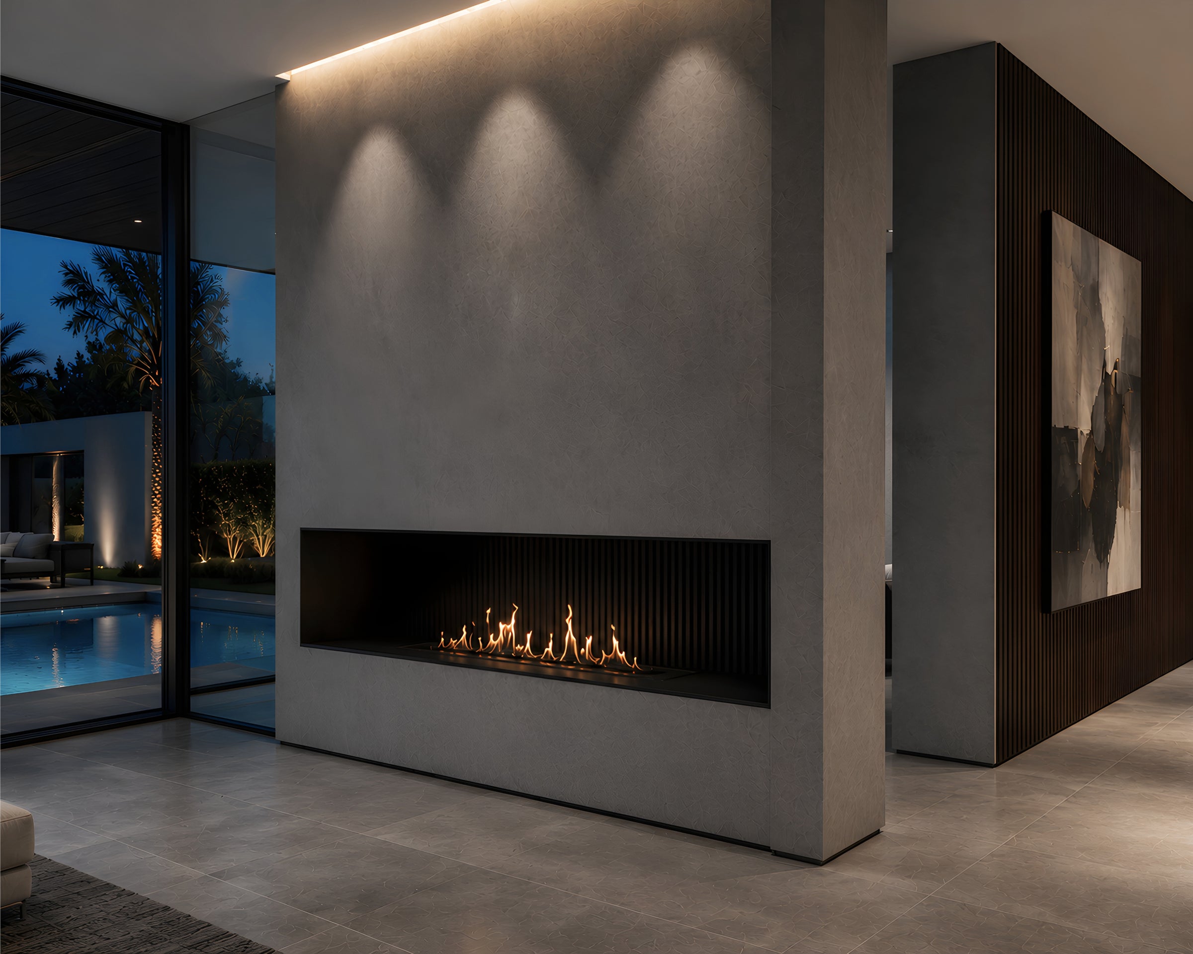 Solo Wave Inbouwbrander 110 cm