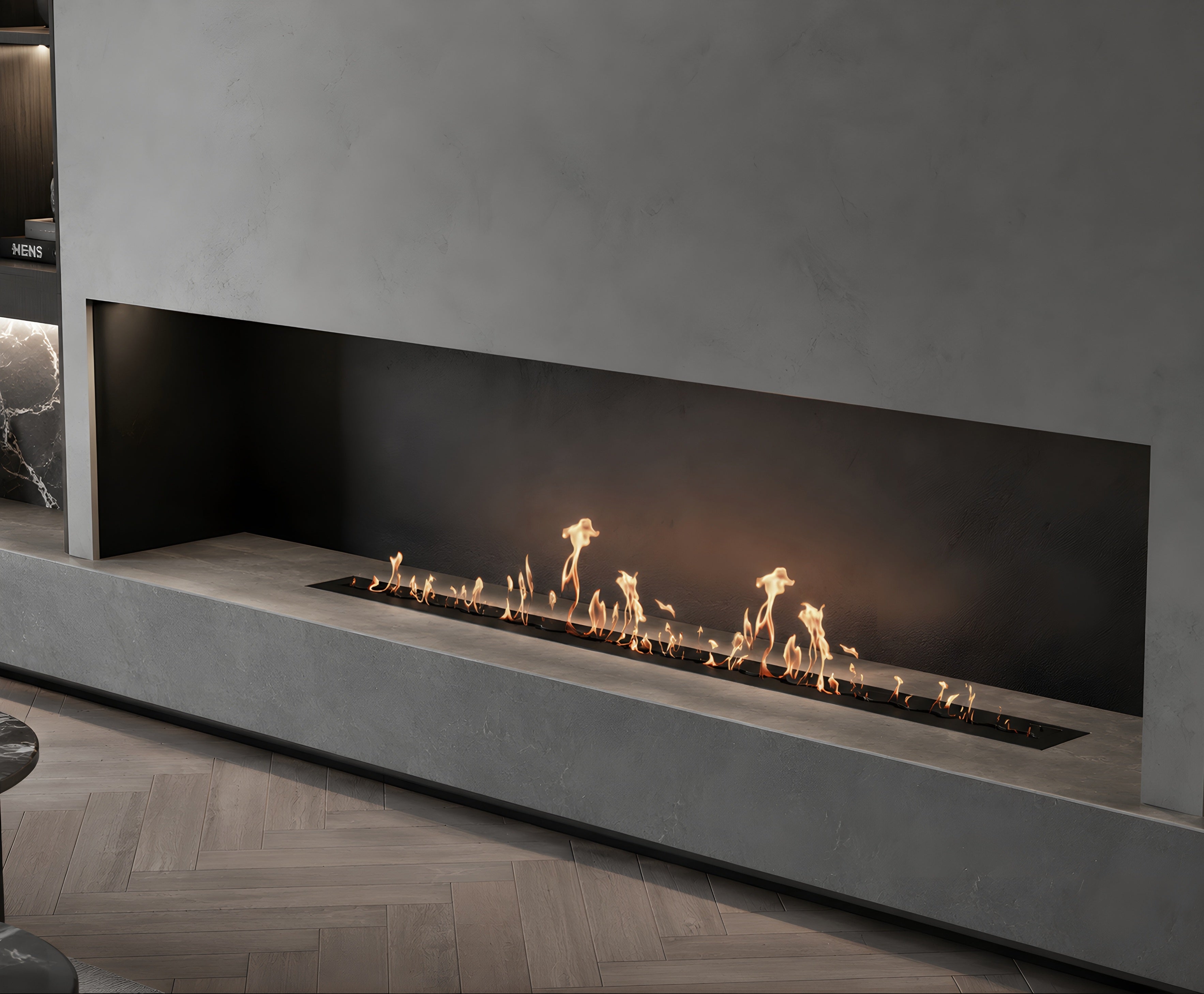 Solo Wave Inbouwbrander 190 cm