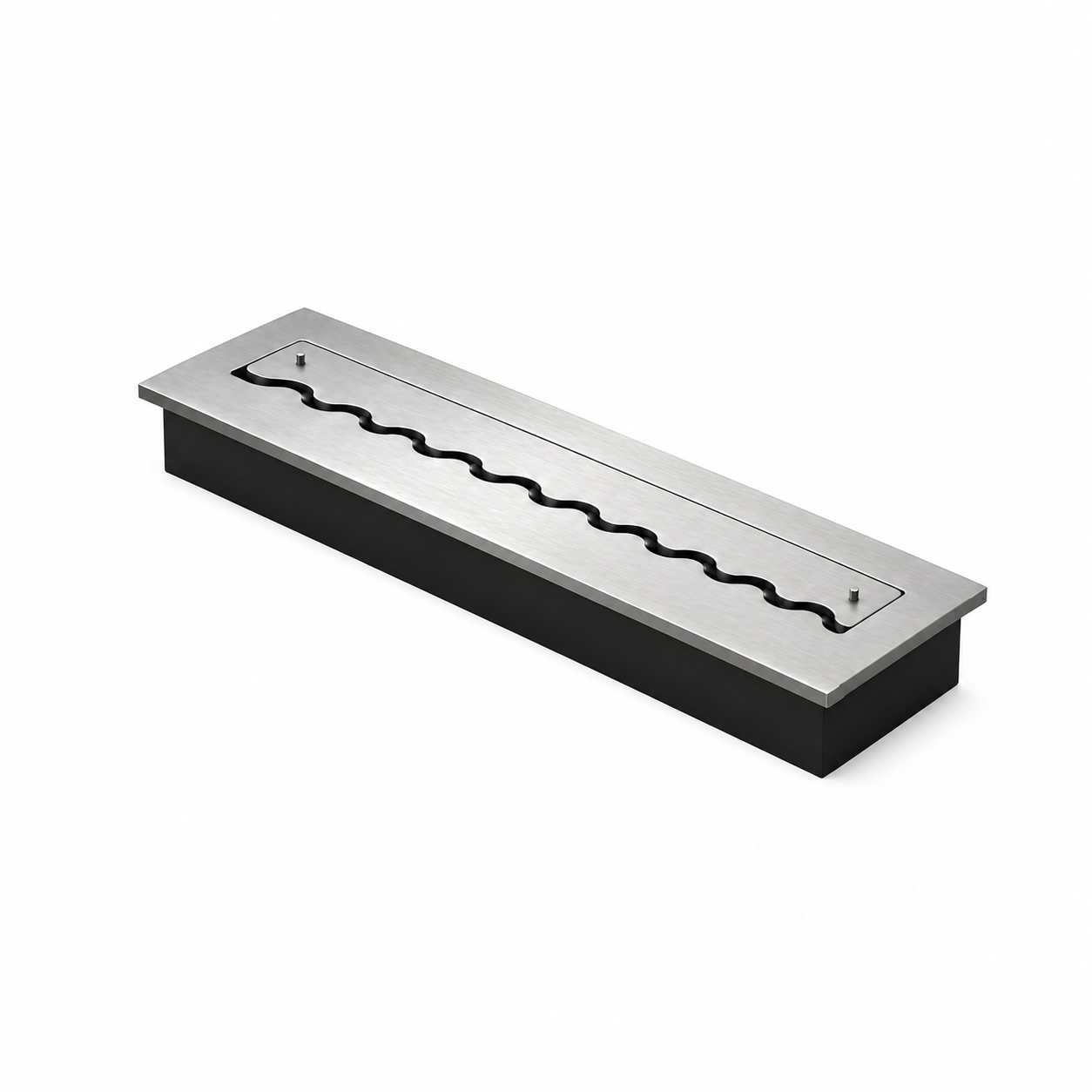 Solo Wave Inbouwbrander RVS 100 cm