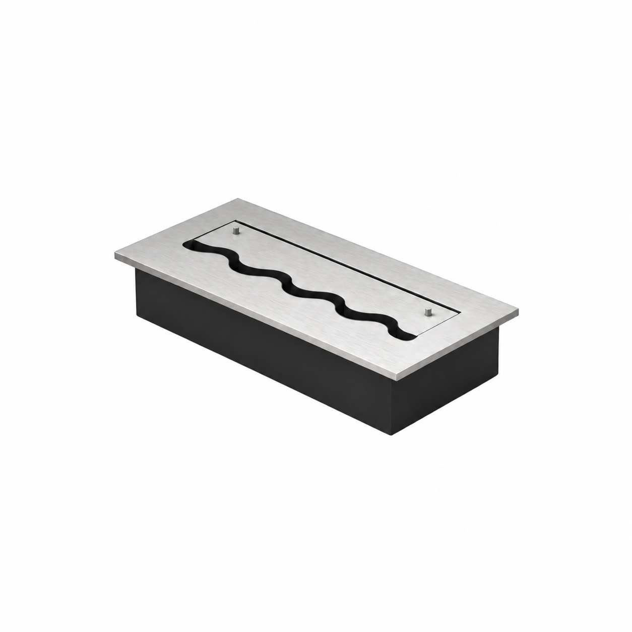 Solo Wave Inbouwbrander RVS 40 cm