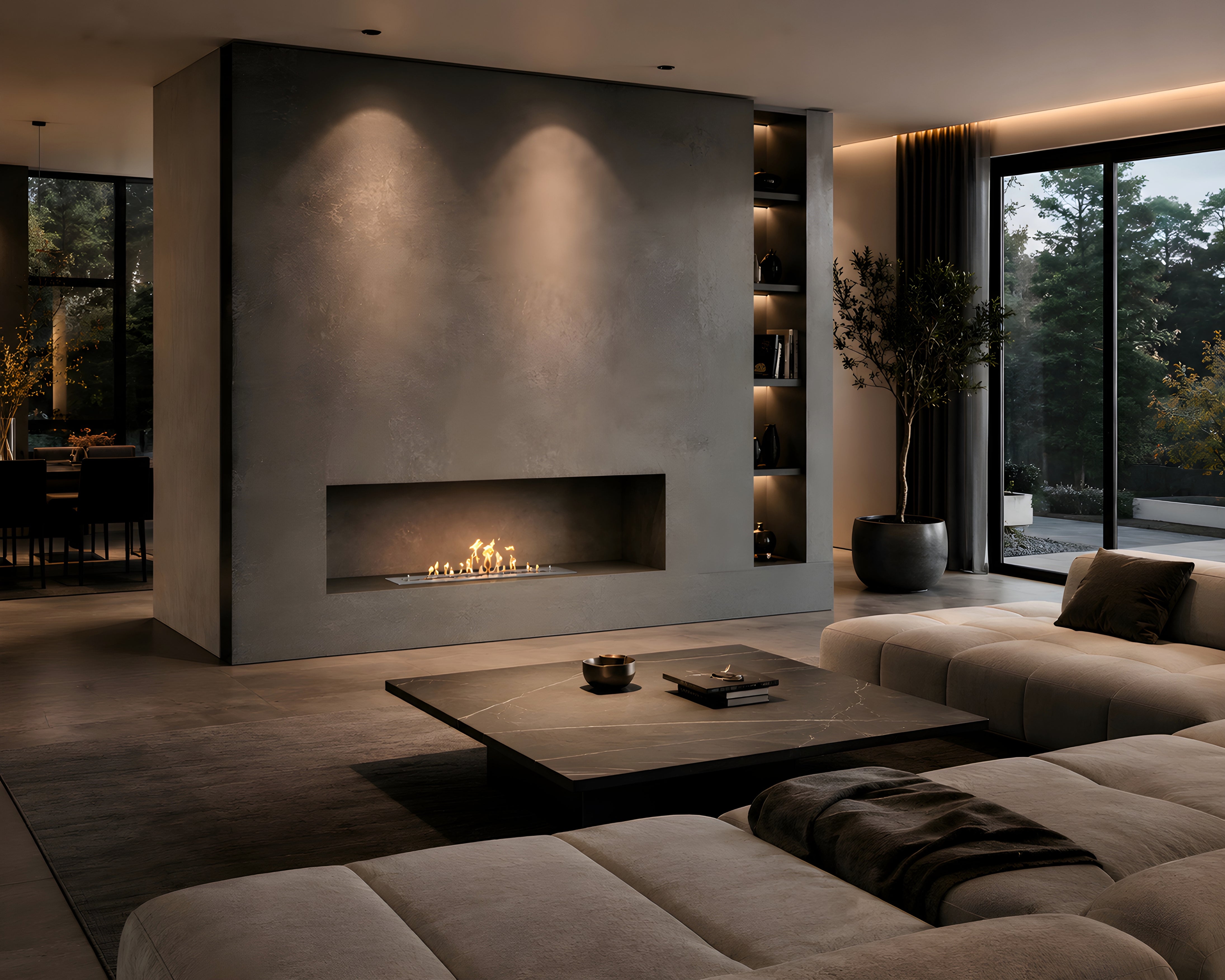Solo Wave Inbouwbrander RVS 70 cm