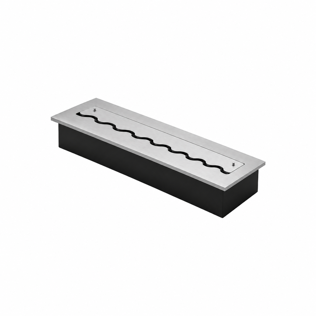 Solo Wave Inbouwbrander RVS 80 cm