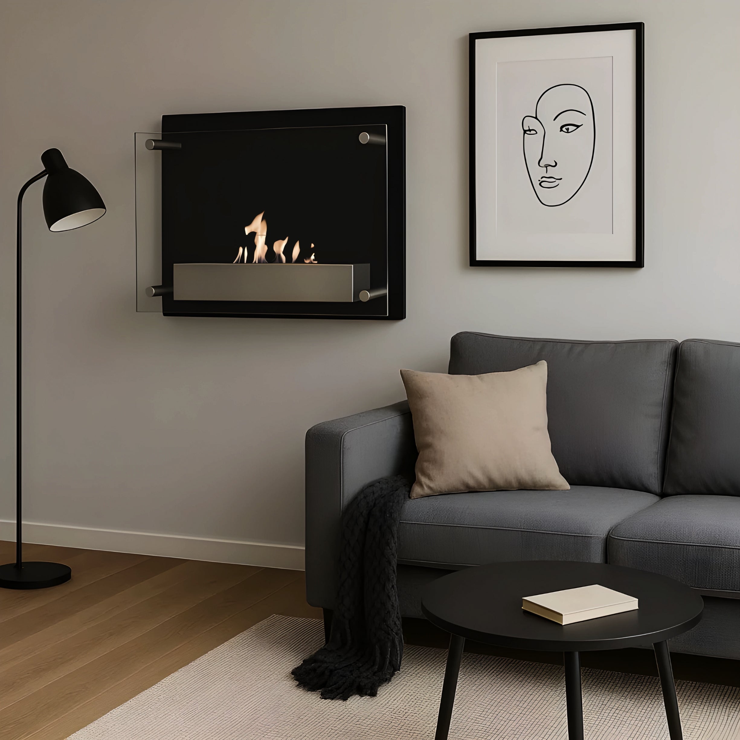 Somo Bio Ethanol Wandhaard 60 cm