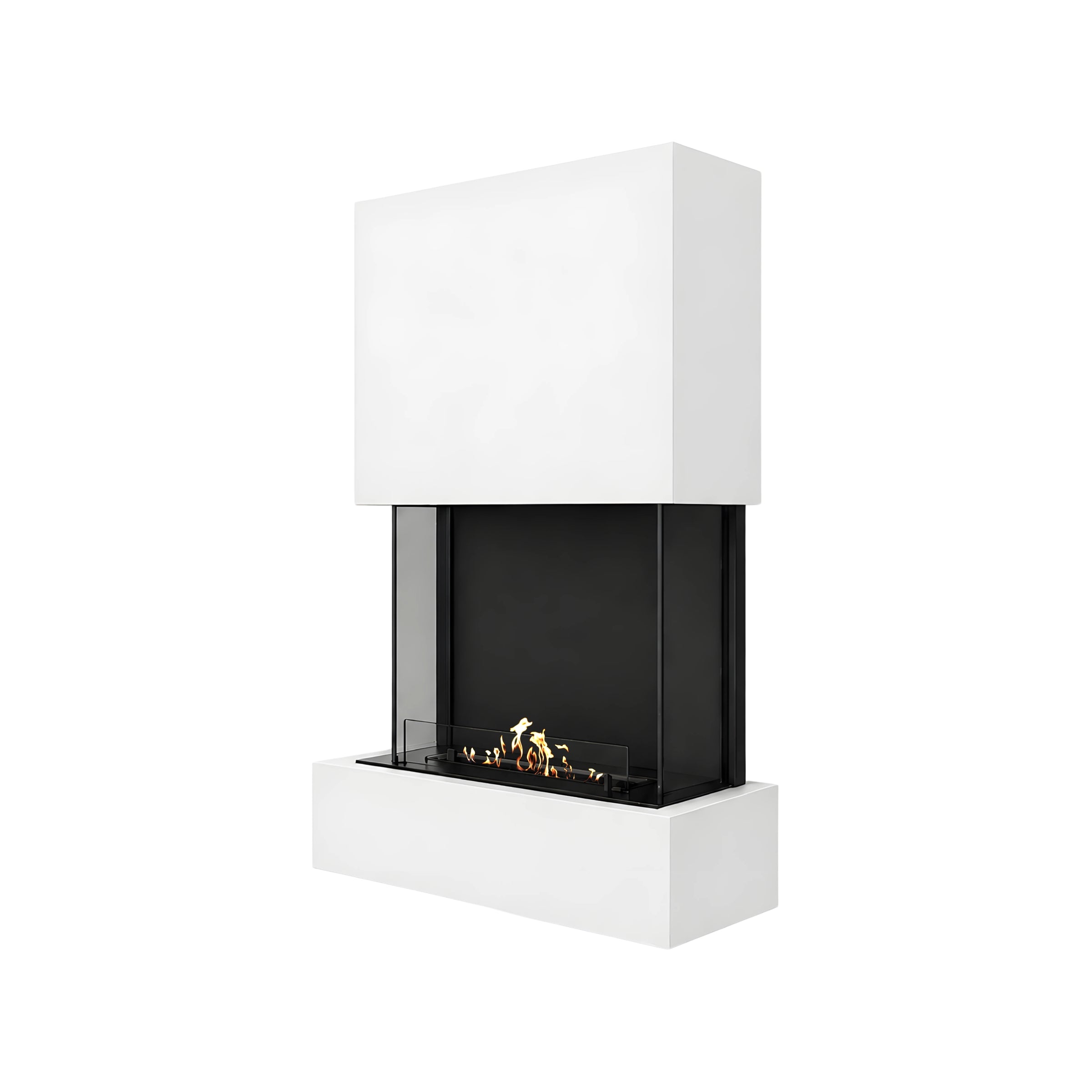 Sure Bio Ethanol Vrijstaand Haard Wit H200 cm