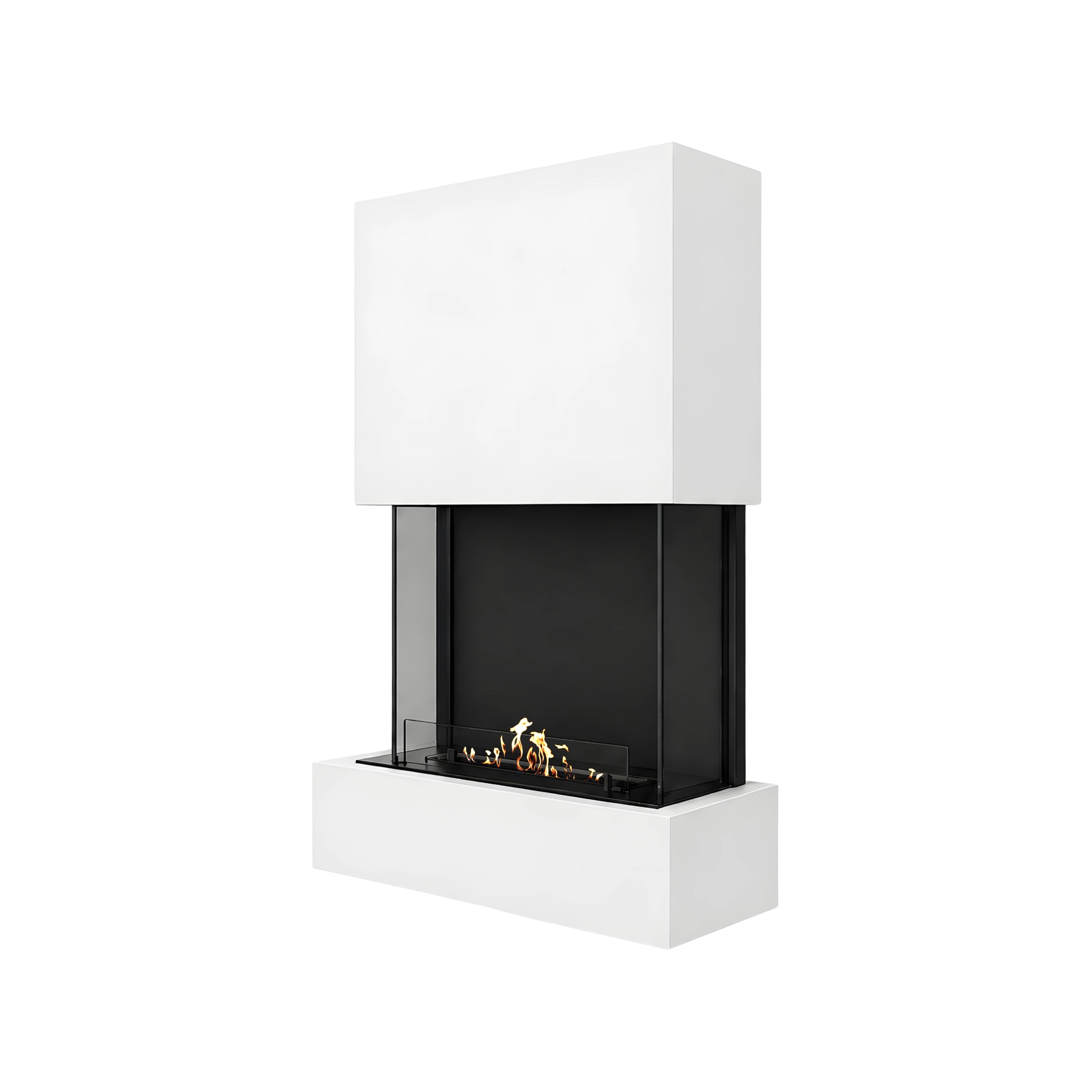 Sure Bio Ethanol Vrijstaand Haard Wit H200 cm