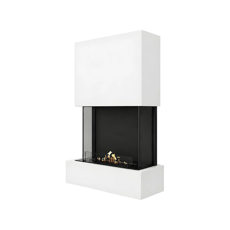 Sure Bio Ethanol Vrijstaand Haard Wit H200 cm
