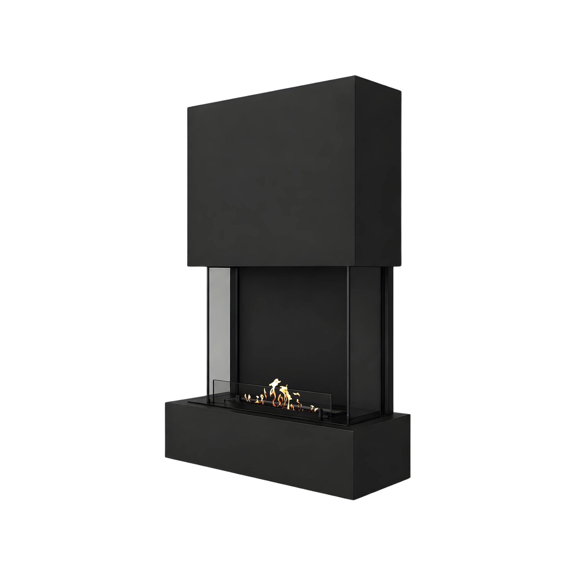 Sure Bio Ethanol Vrijstaand Haard Zwart H200 cm