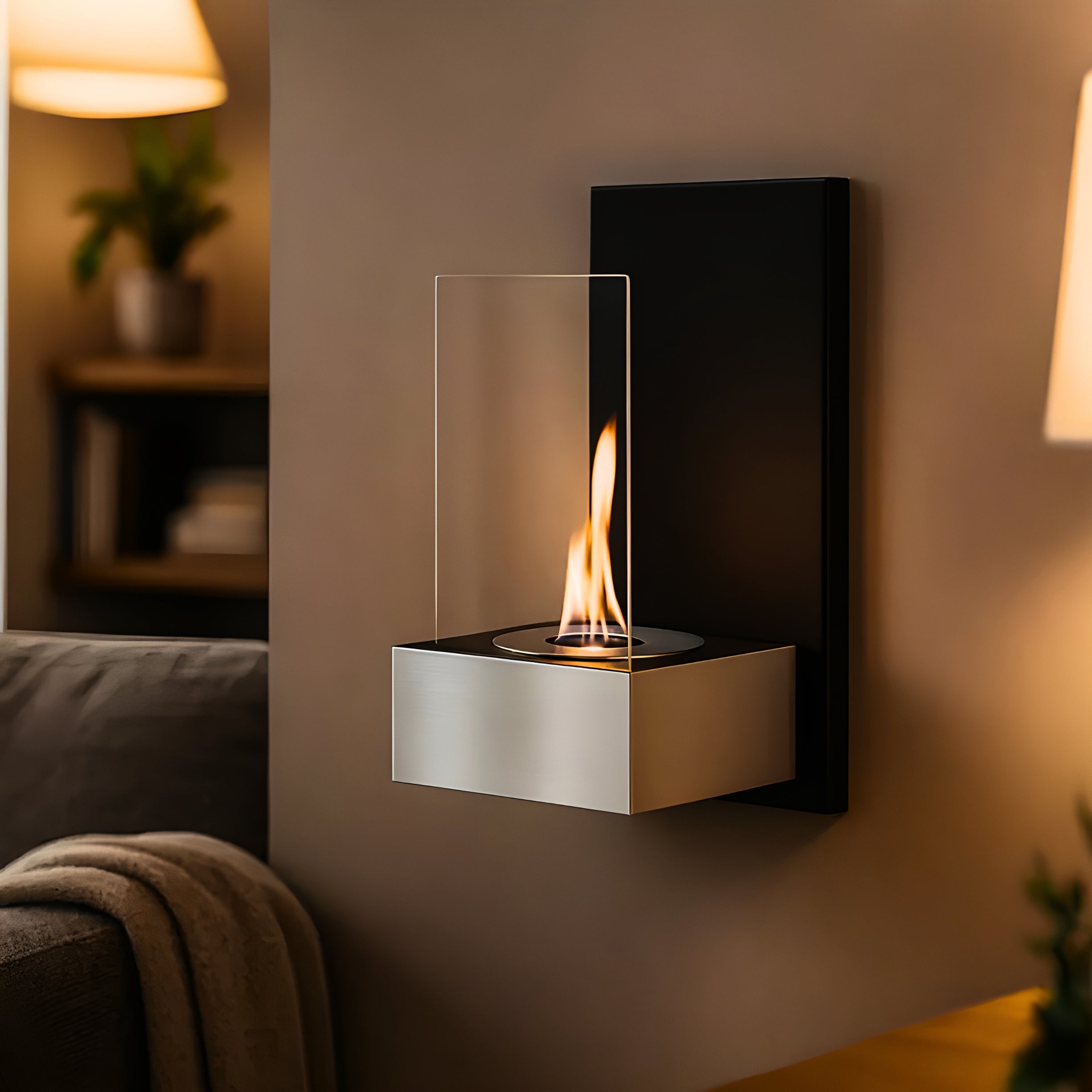 Tap Bio Ethanol Wandhaard H50 cm