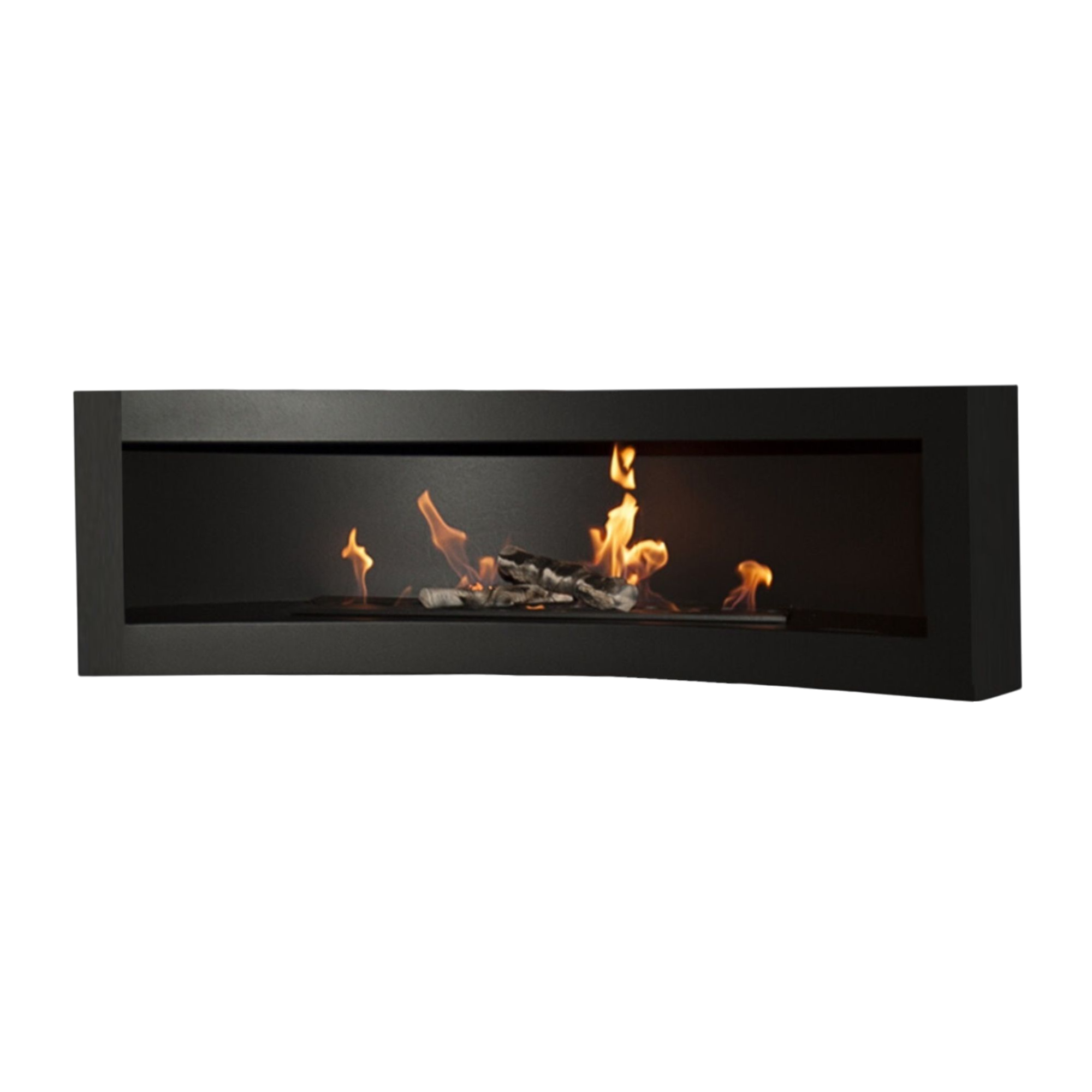 Tobav Curve Freestanding Bio Fireplace 120 cm