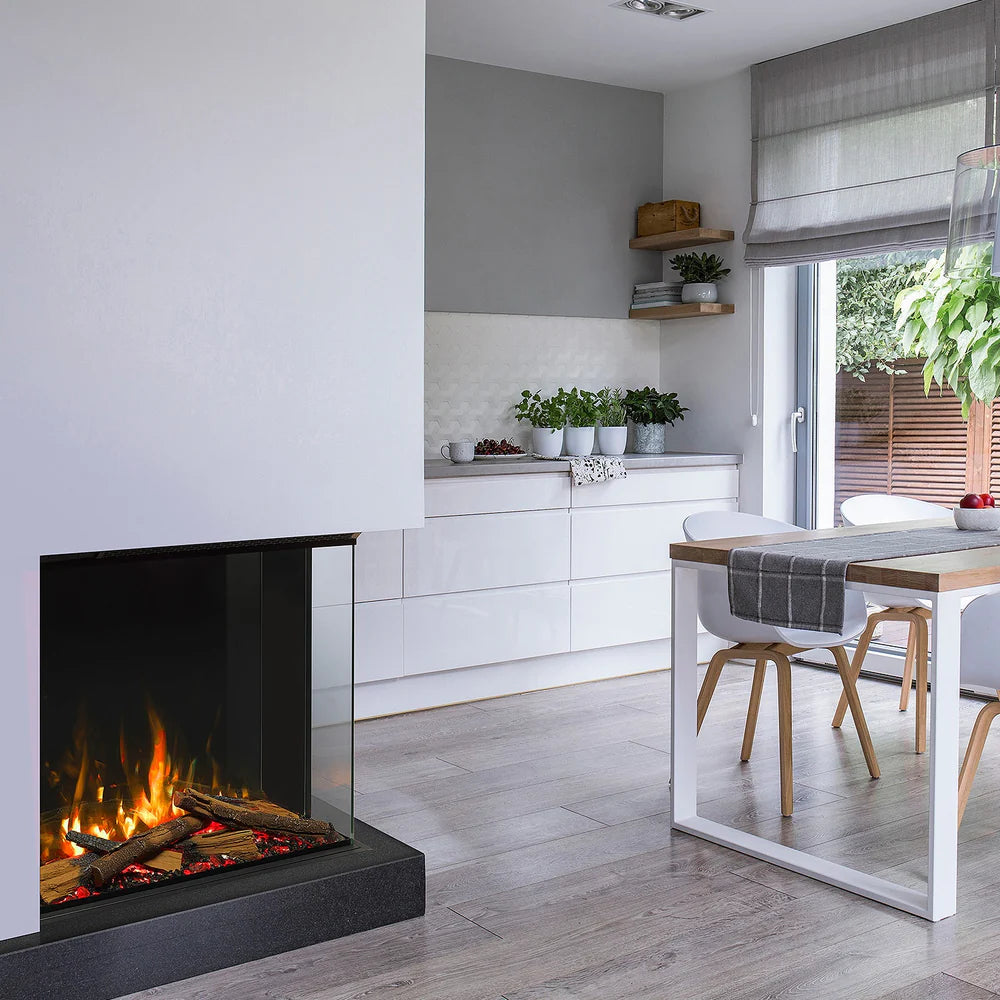 Trimline Solus Elektrische Inbouwhaard Hoek Rechts 75 cm