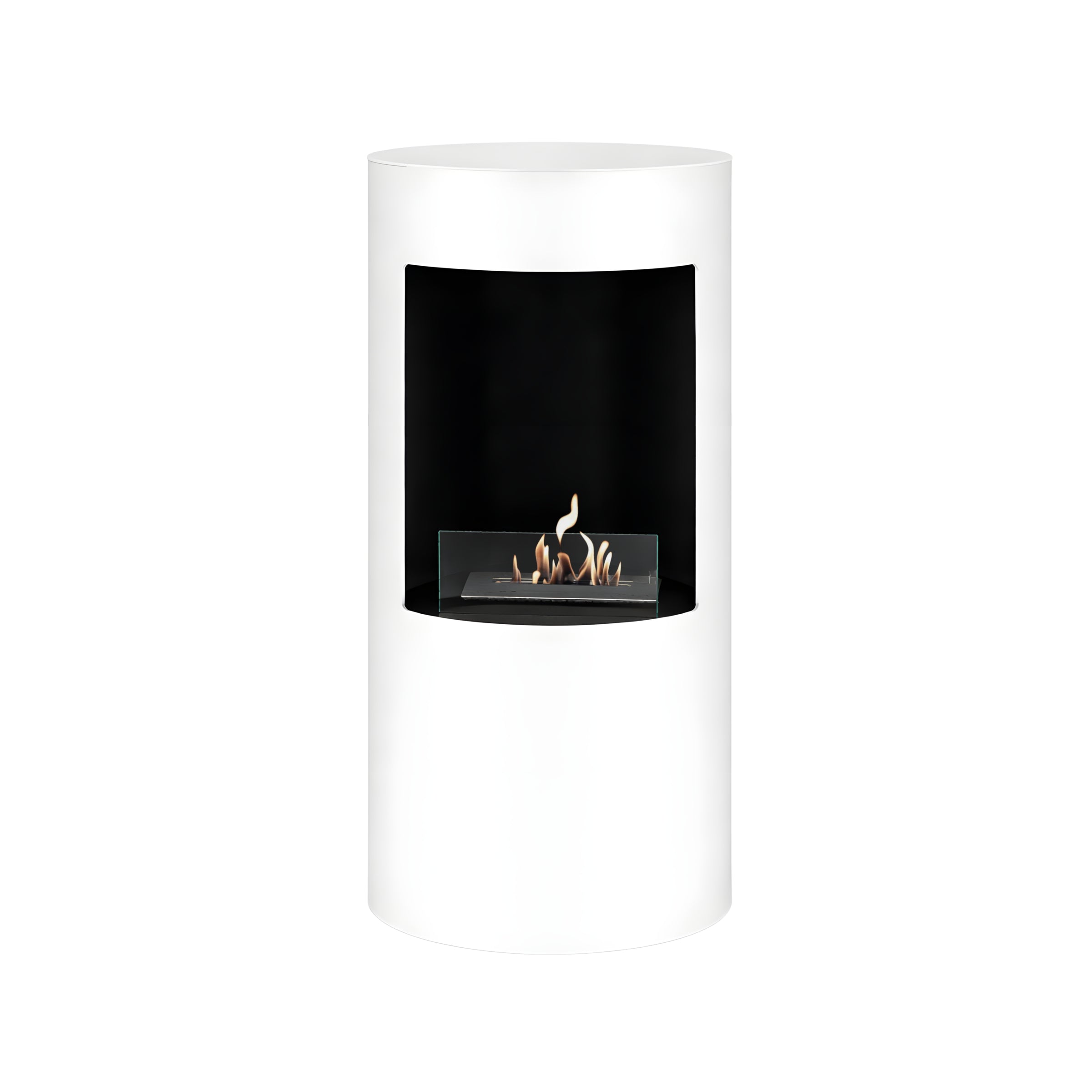 Vale Wit Bio Ethanol Vrijstaand Kachel H80 cm