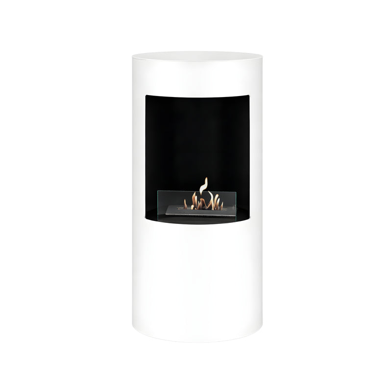 Vale Wit Bio Ethanol Vrijstaand Kachel H80 cm