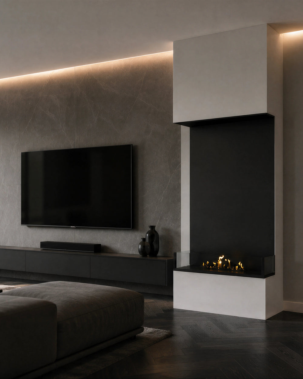 MADE Roomdivider Laag Glas
