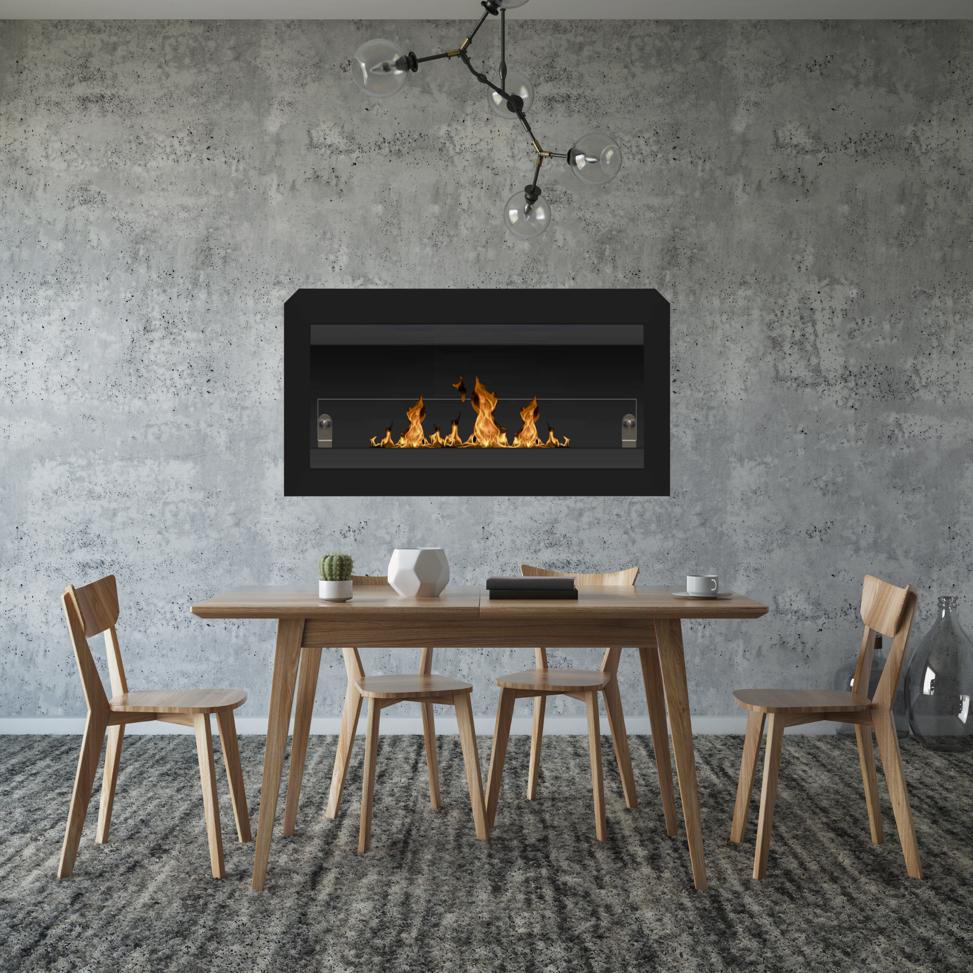 Vila Z Bio Ethanol Wandhaard 80 cm