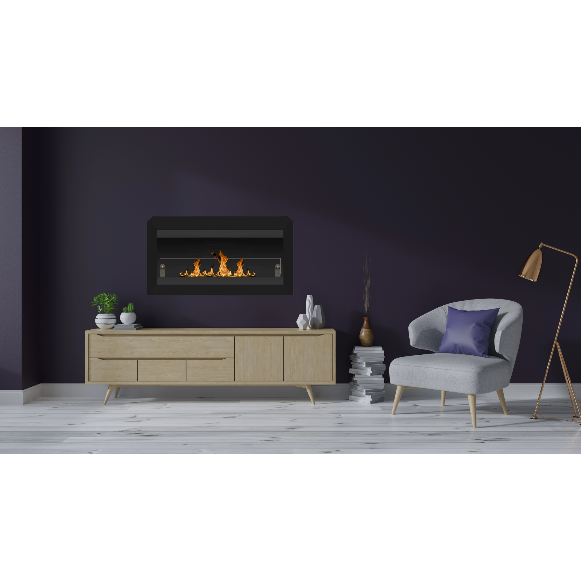Vila Z Bio Ethanol Wandhaard 80 cm