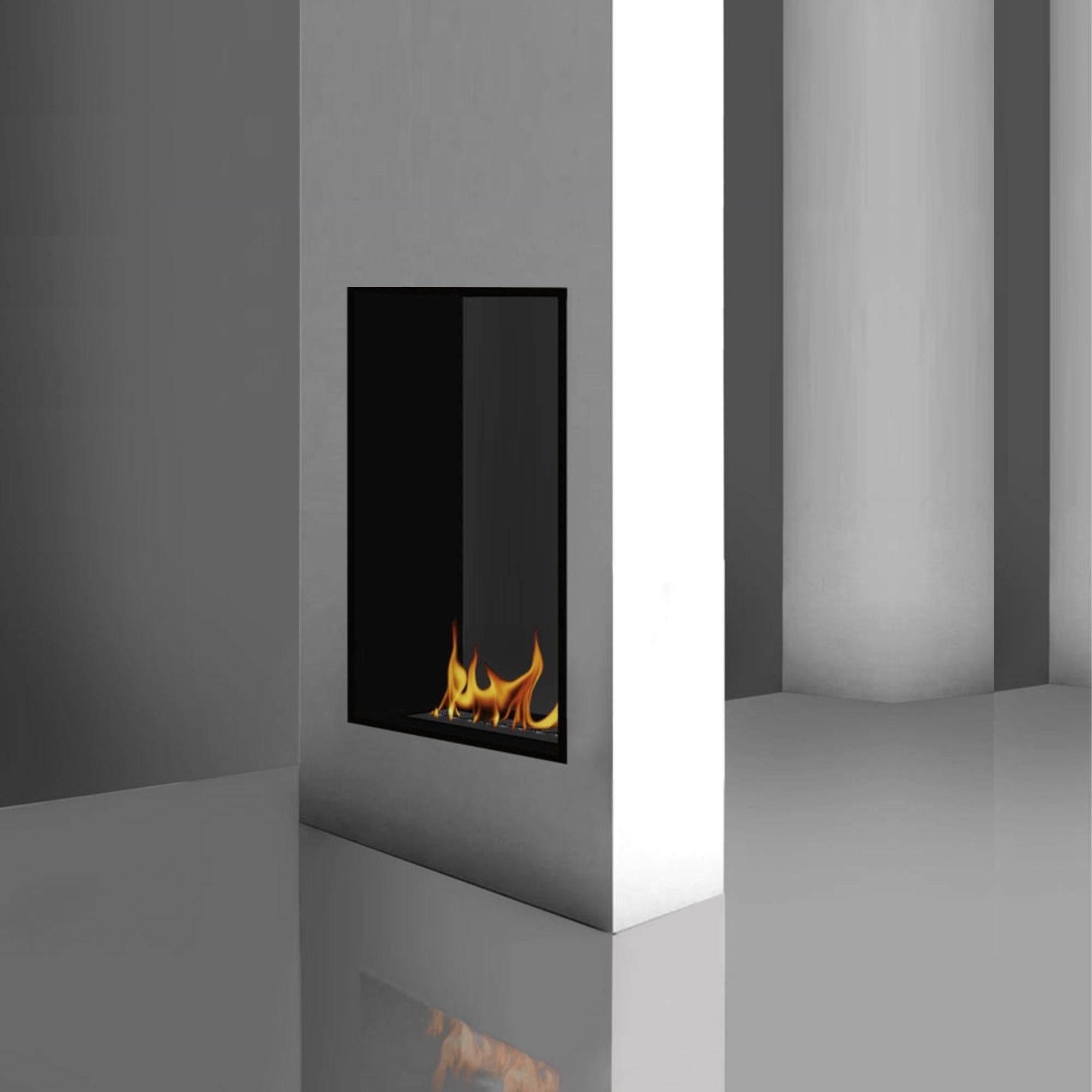 Villamar See-Through Built-in Fireplace 150 CM