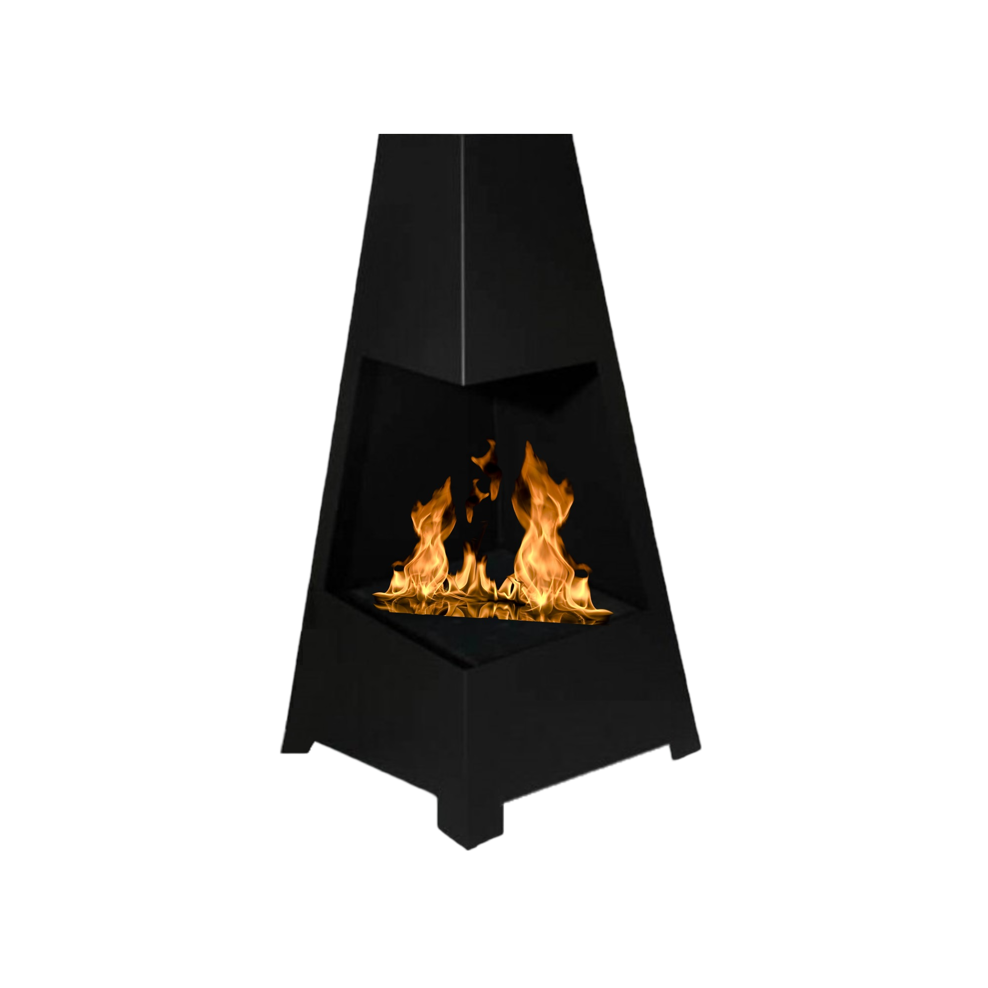 Vioro Bio Ethanol Vrijstaand Haard H100 cm