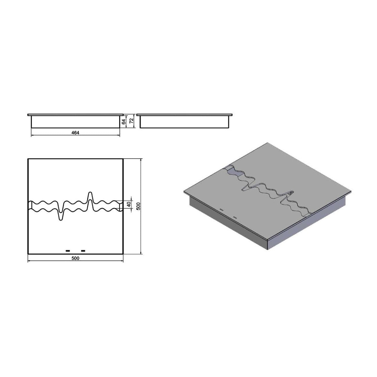Solo Wave Brander 50 cm